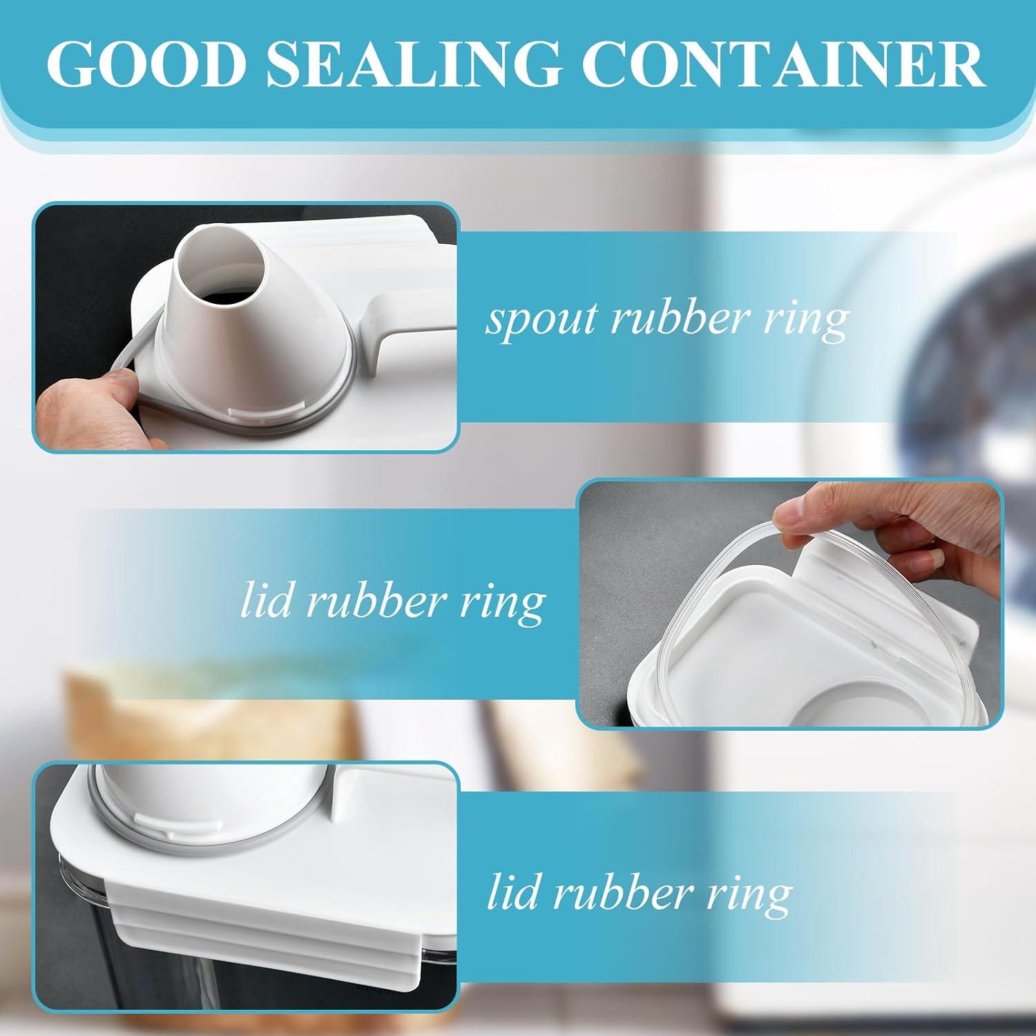 Dispensador de Detergente Supkiir 1800ml 2 Paquetes PET