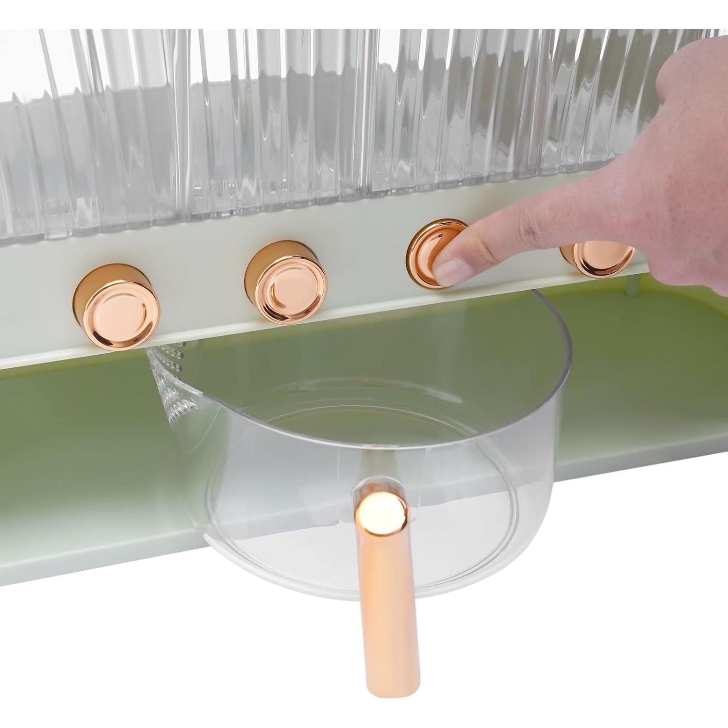 Dispensador de Granos WUSILIL 6 Rejillas Verde Claro 10kg