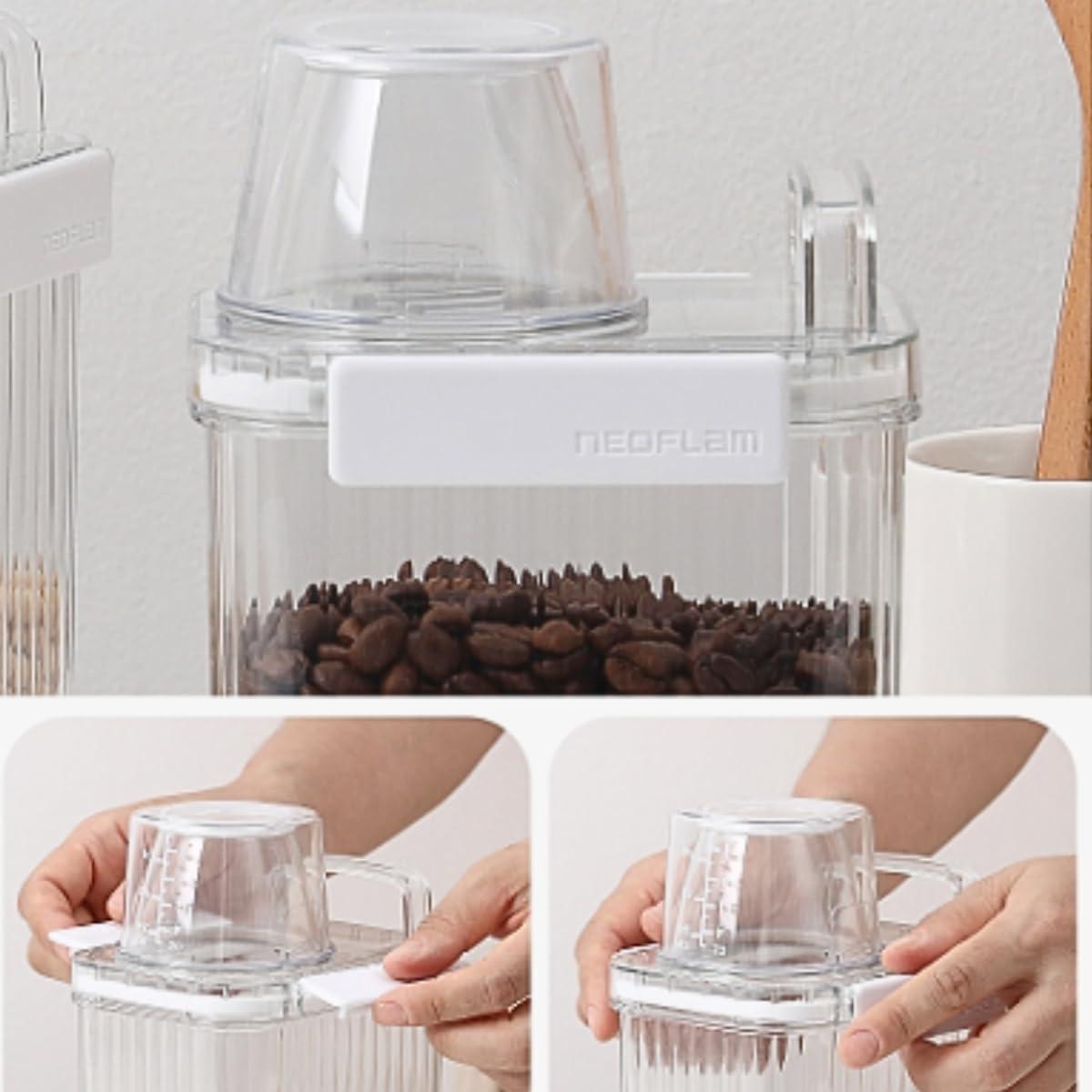 Neoflam Set de 3 Contenedores Herméticos 1300ml para Alimentos