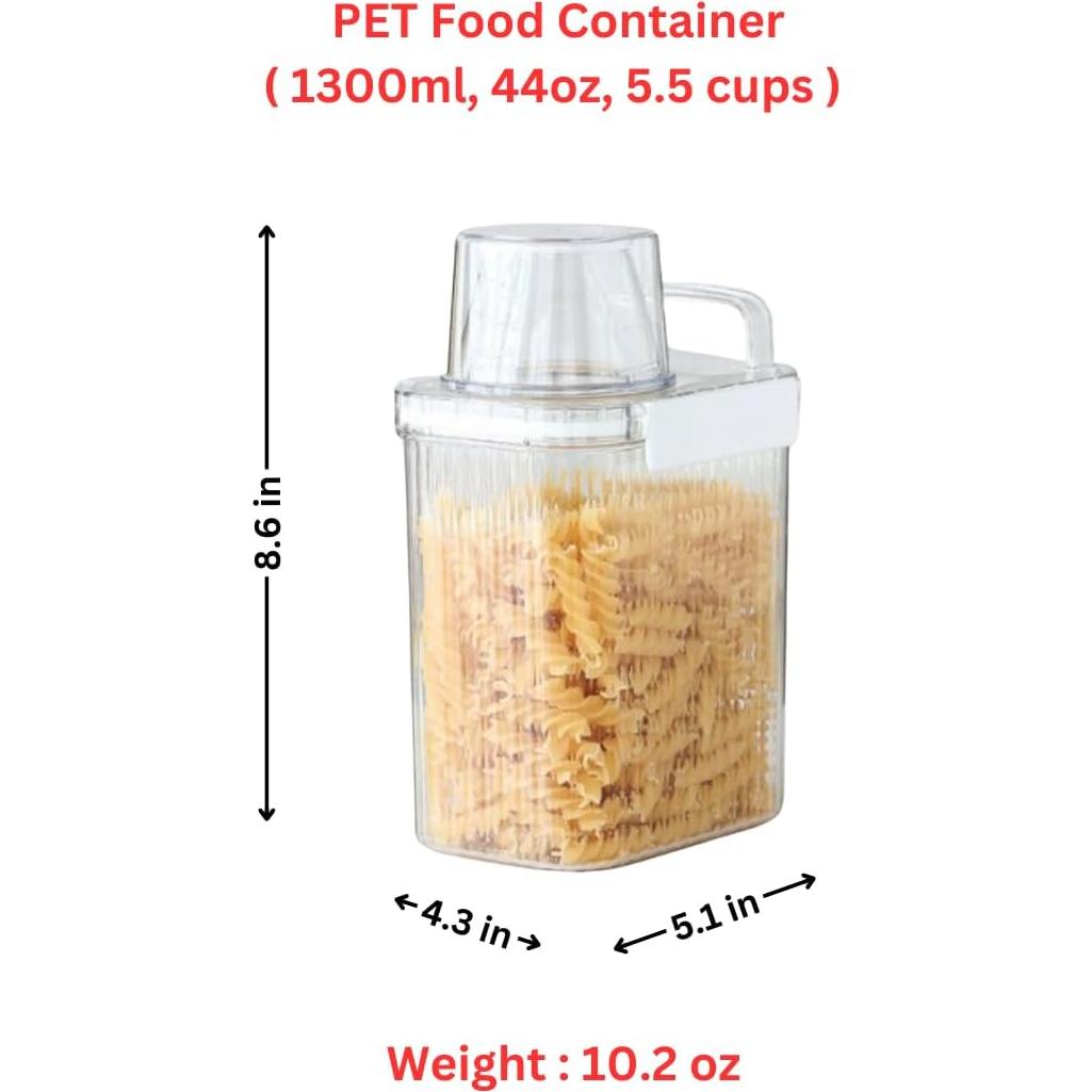 Neoflam Set de 3 Contenedores Herméticos 1300ml para Alimentos