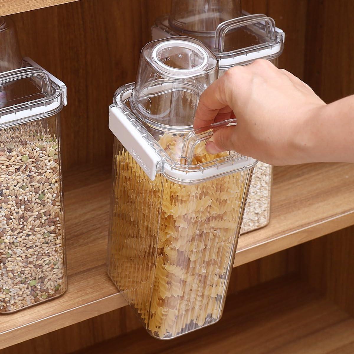 Neoflam Set de 3 Contenedores Herméticos 1300ml para Alimentos