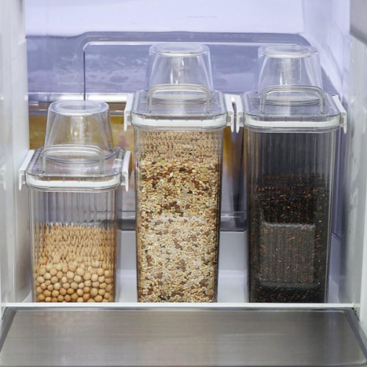 Neoflam Set de 3 Contenedores Herméticos 1300ml para Alimentos