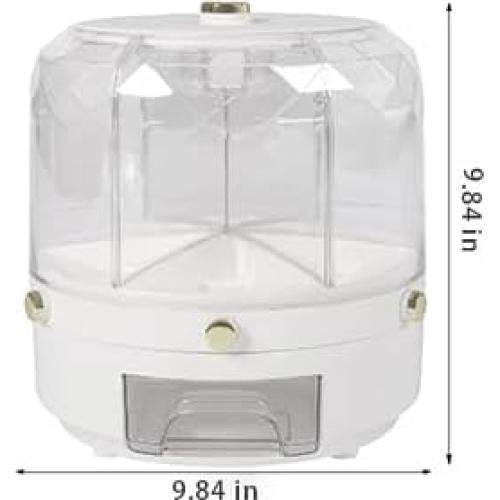 Dispensador de Arroz y Granos QWNBG 6 Rejillas 25x25 cm