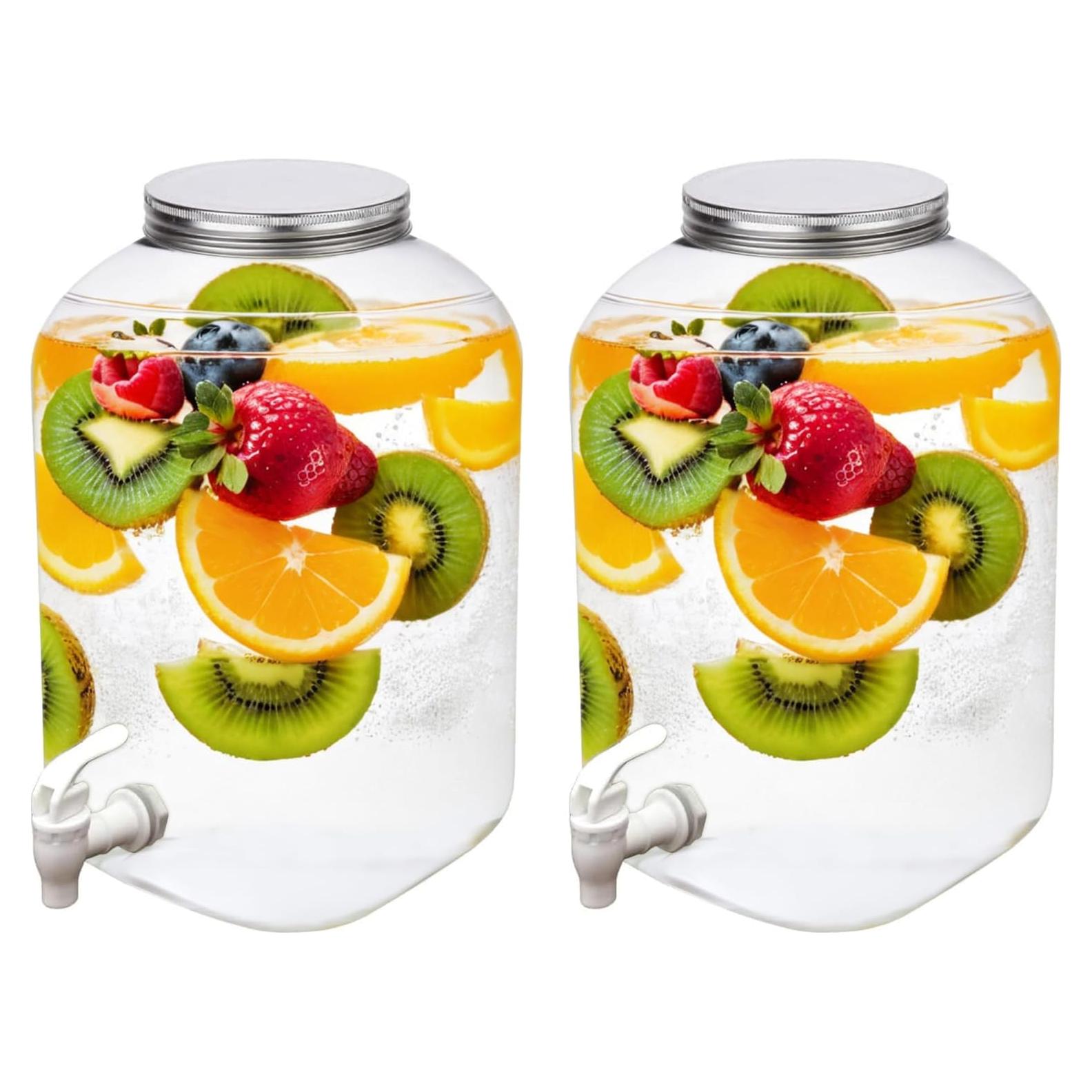 Dispensador de Bebidas de Plástico Lily's Home 7.57L - Juego de 2