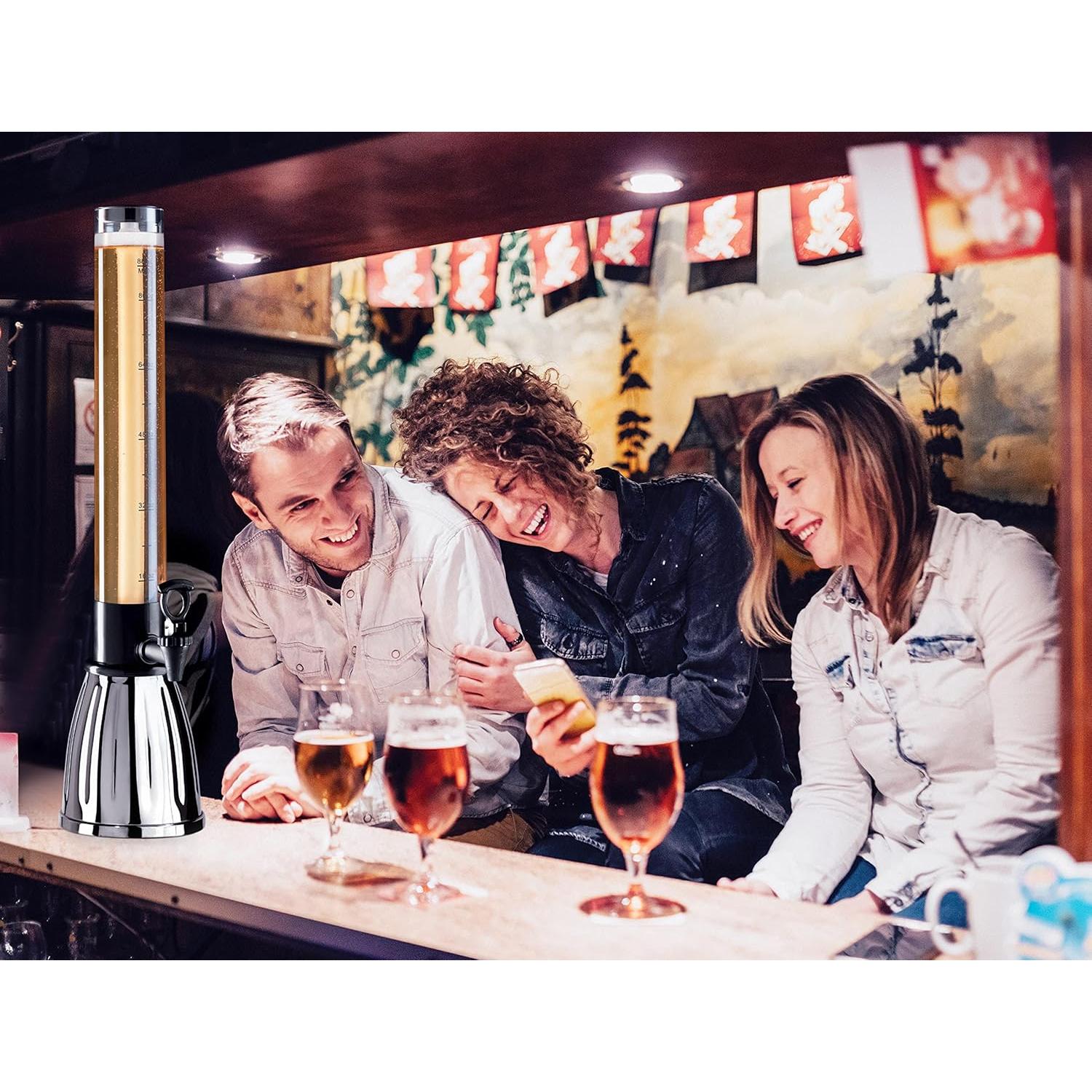 Dispensador de Cerveza OGGI 3L Acero Inoxidable con Grifo