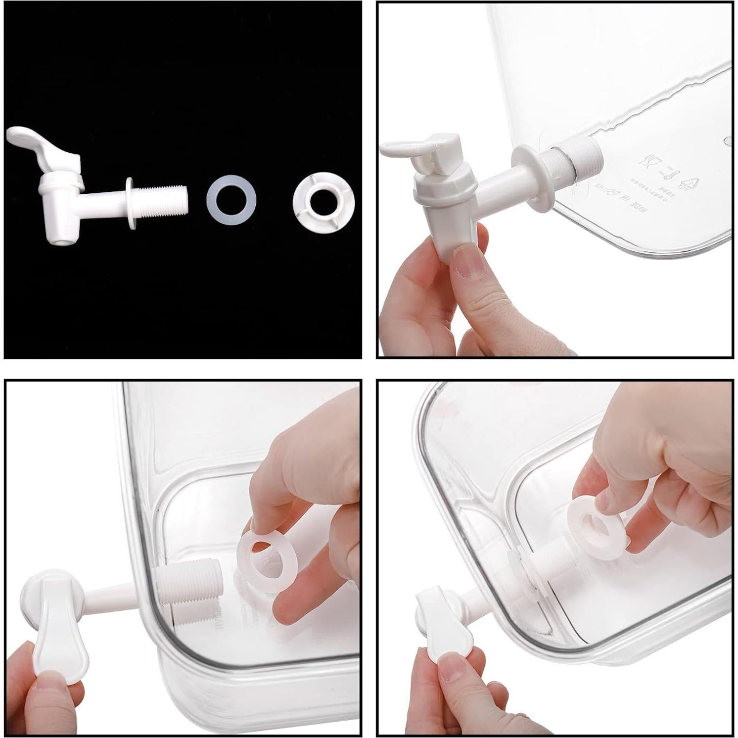 Dispensador de Bebidas de Plástico Elsjoy 2 Pack 3.5L