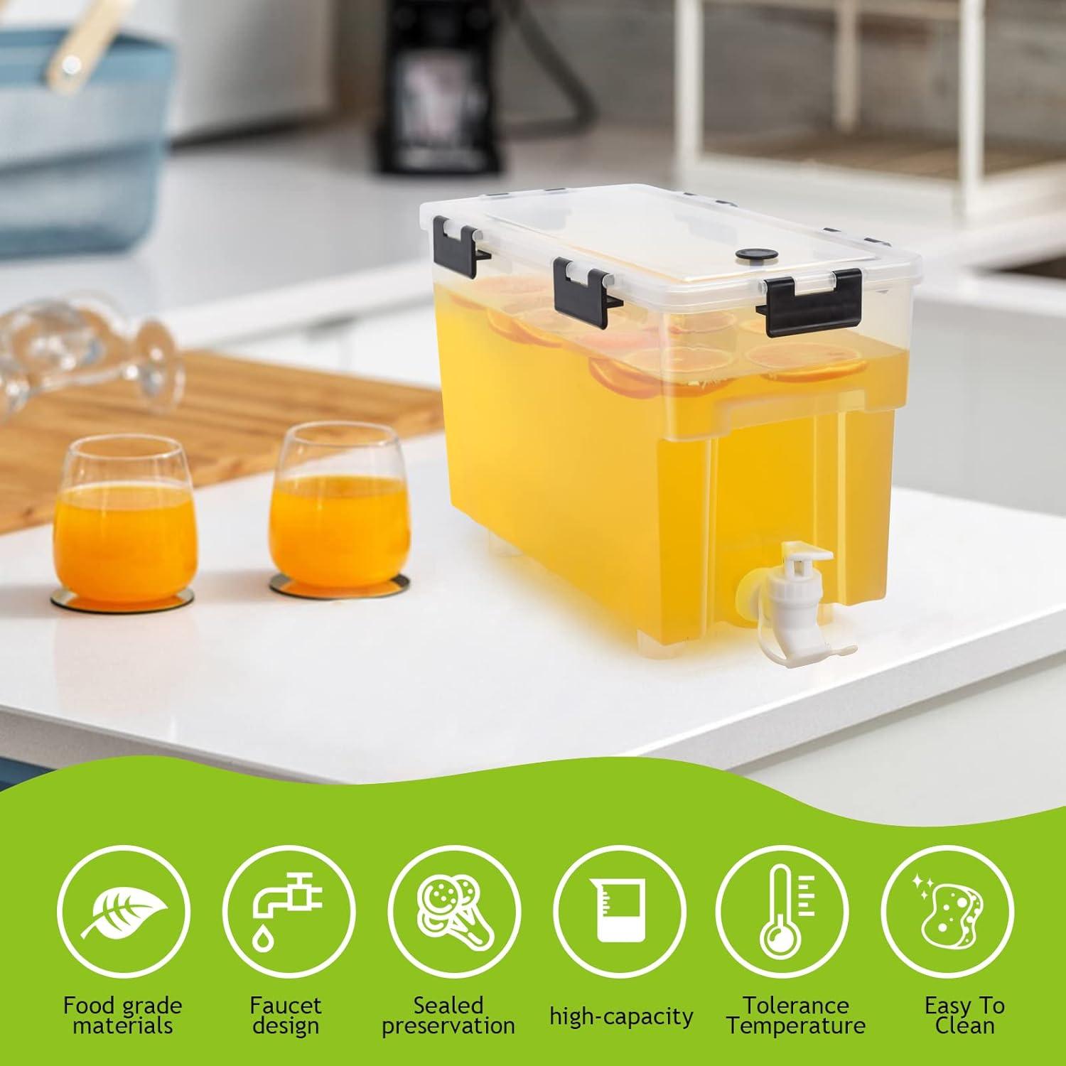 Dispensador de Bebidas COHOMA 5.68L Negro con Grifo