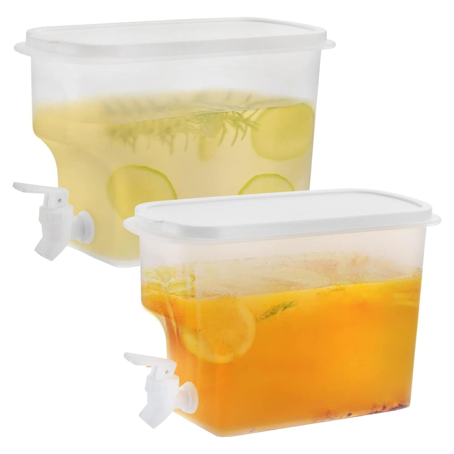Dispensador de Bebidas Jucoan 2 Pack 3.4L con Grifo a Prueba de Fugas