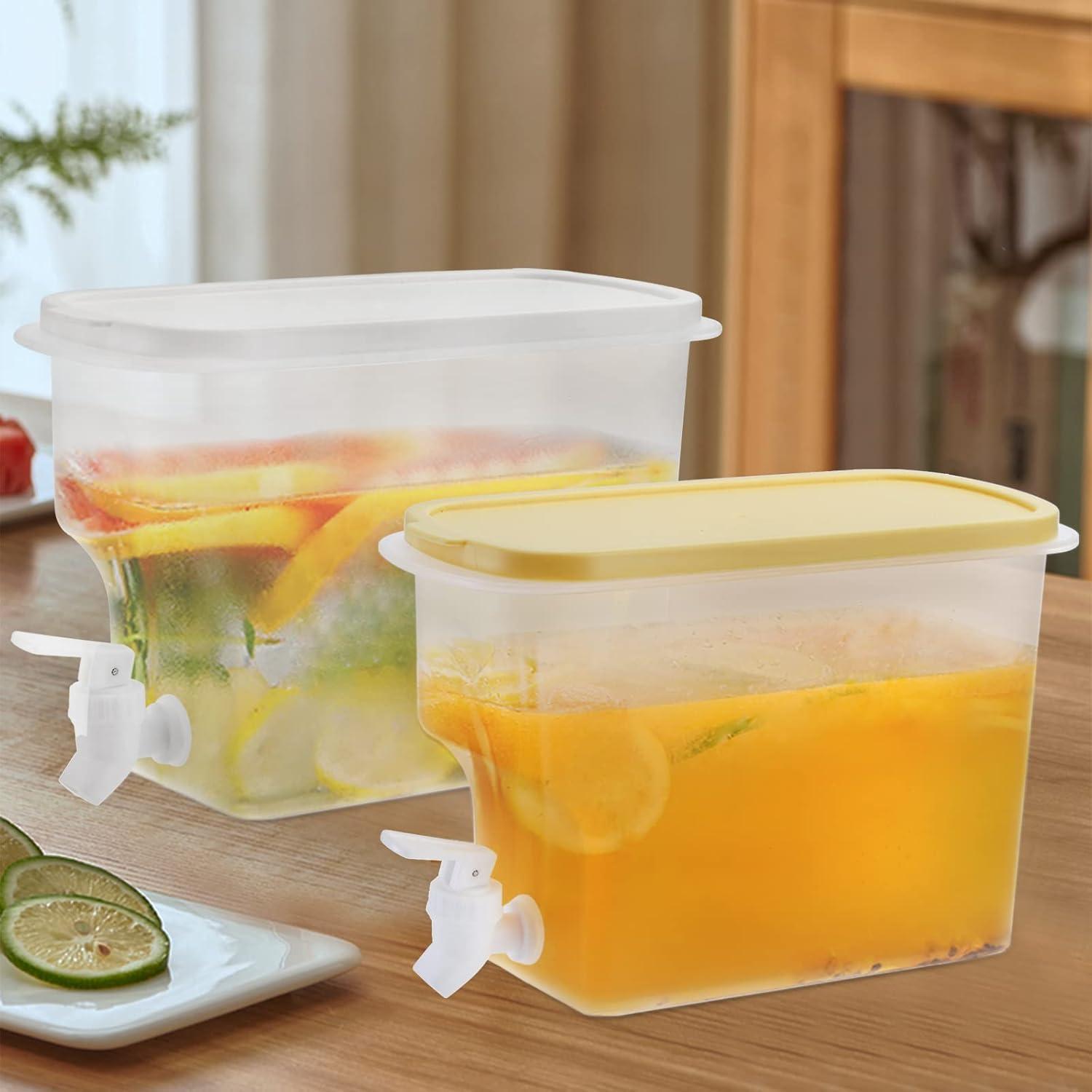 Dispensador de Bebidas Jucoan 2 Pack 3.4L con Grifo a Prueba de Fugas