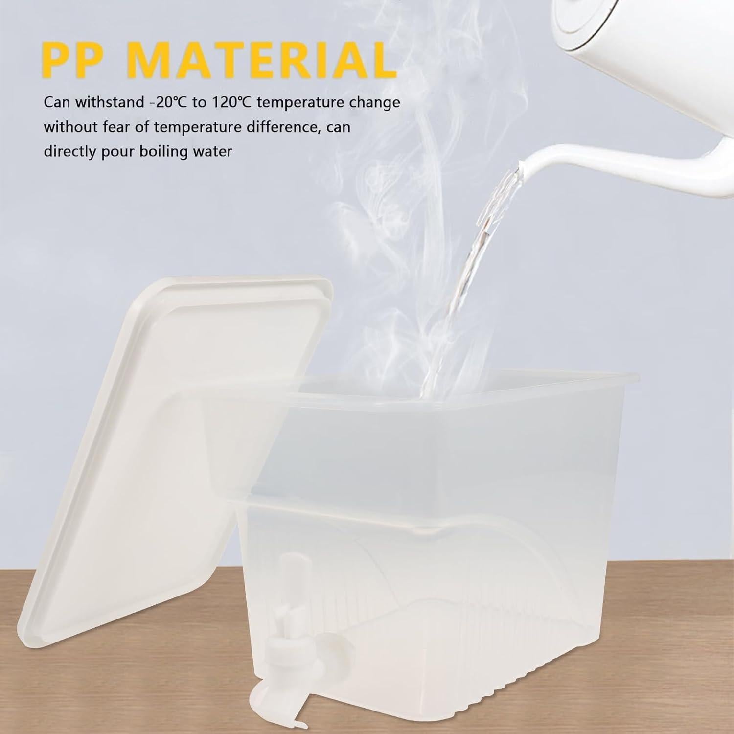 Paquete de 3 dispensadores de bebidas BEWBBAT 5L a prueba de fugas