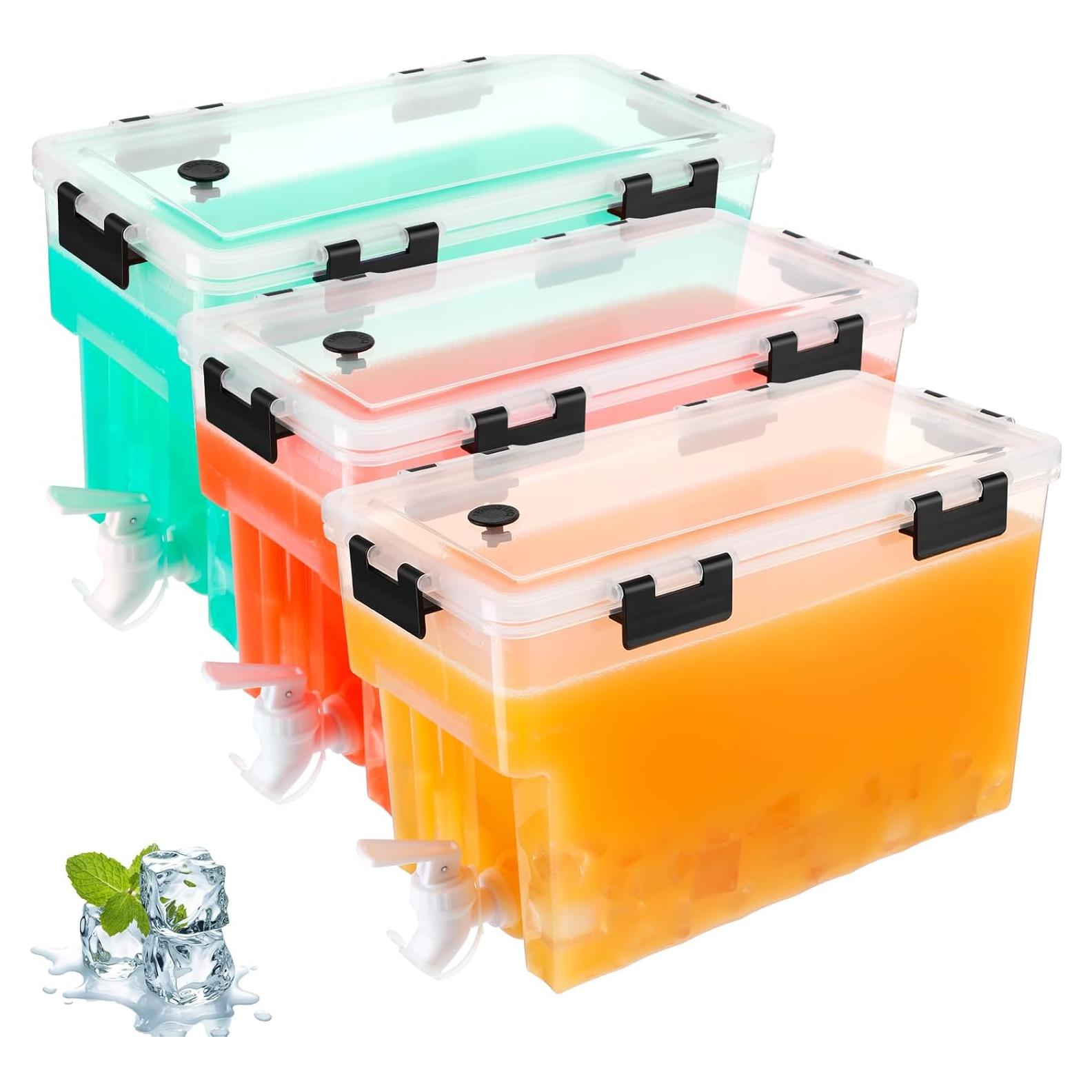 Dispensador de Bebidas Zhehao 5.7L con Grifo y Tapa - 3 Piezas