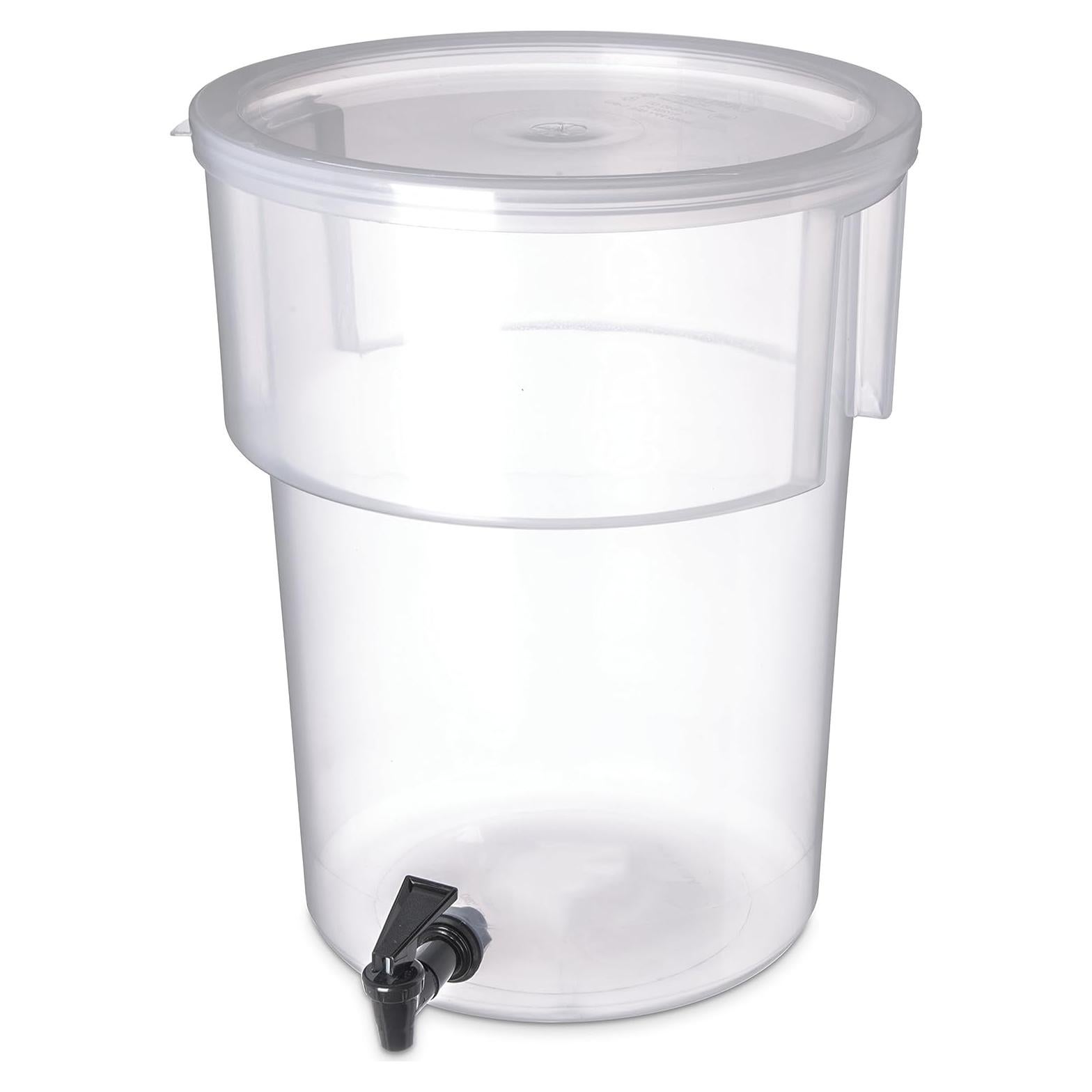 Dispensador de Bebidas Redondo Carlisle 19L con Grifo Transparente