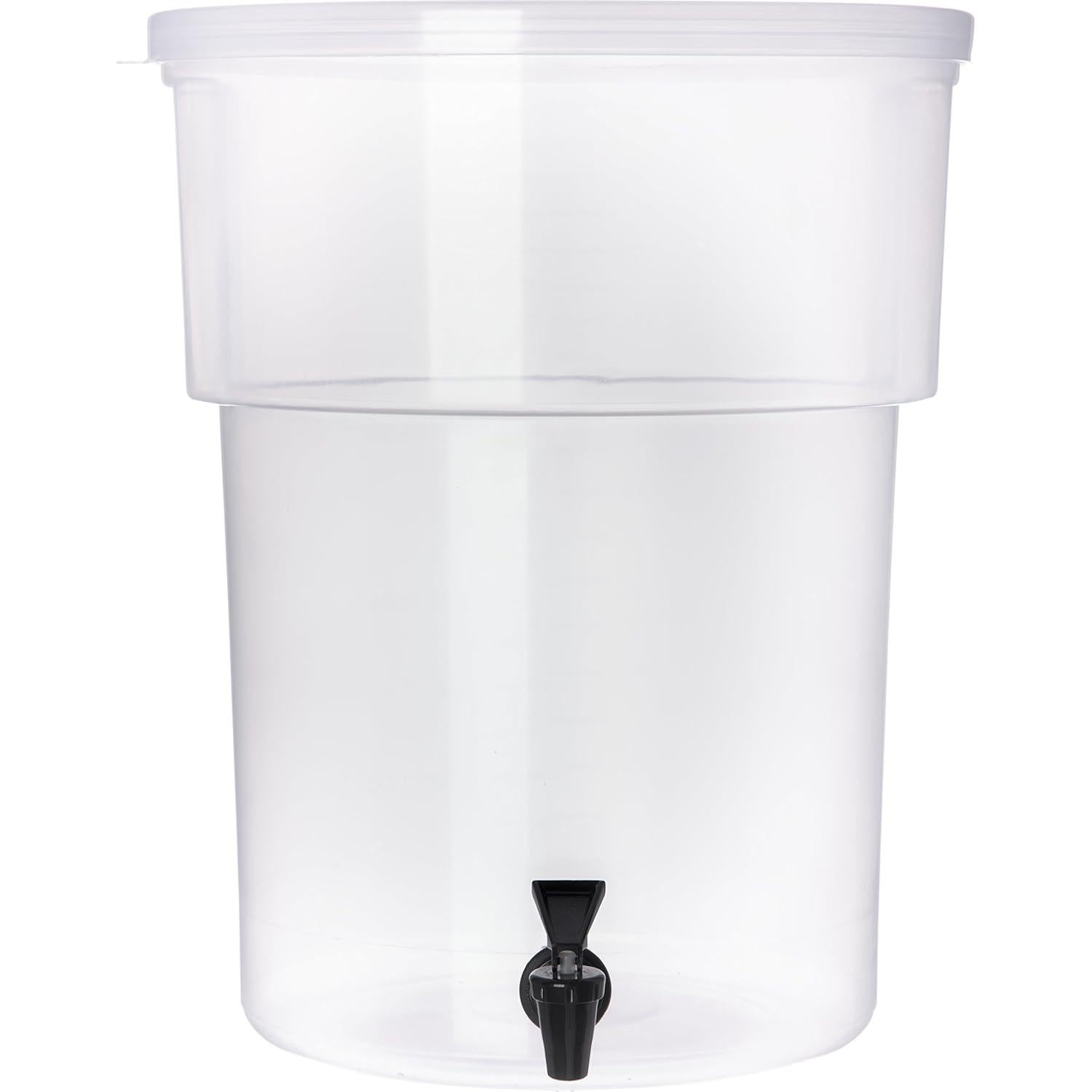 Dispensador de Bebidas Redondo Carlisle 19L con Grifo Transparente