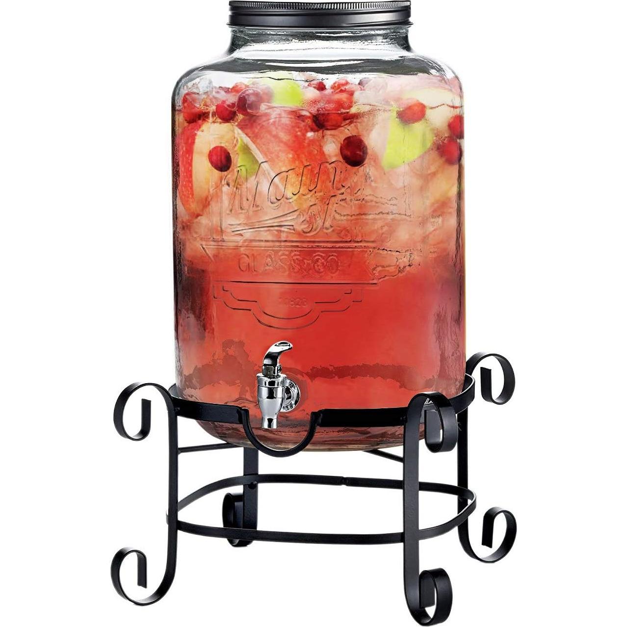 Dispensador de Bebidas Style Setter 11.36L Vidrio y Metal