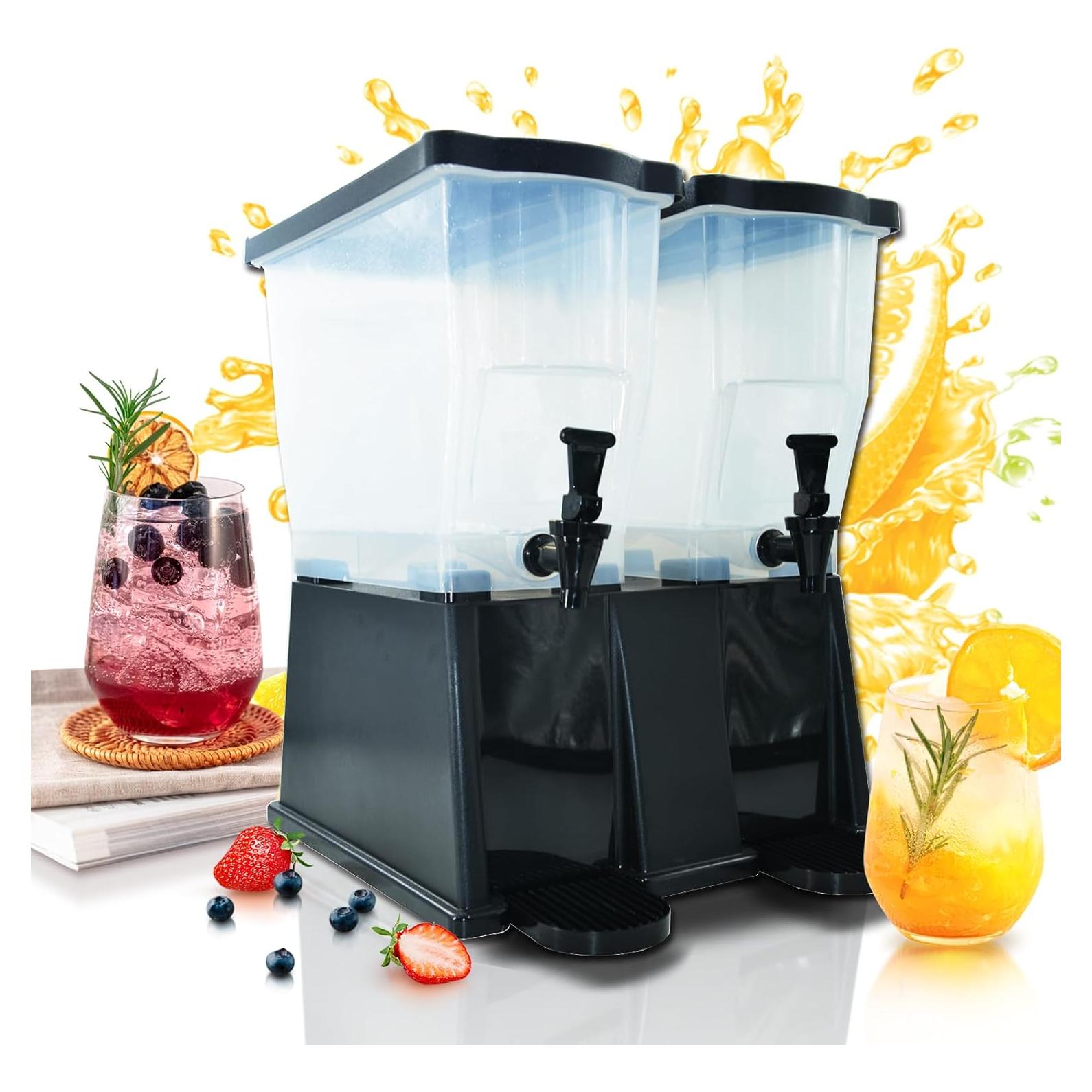 Dispensador de Bebidas Frías CLIVIA 22L con Grifo Negro