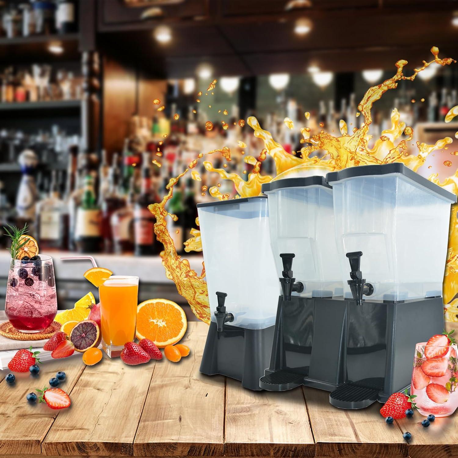 Dispensador de Bebidas Frías CLIVIA 22L con Grifo Negro