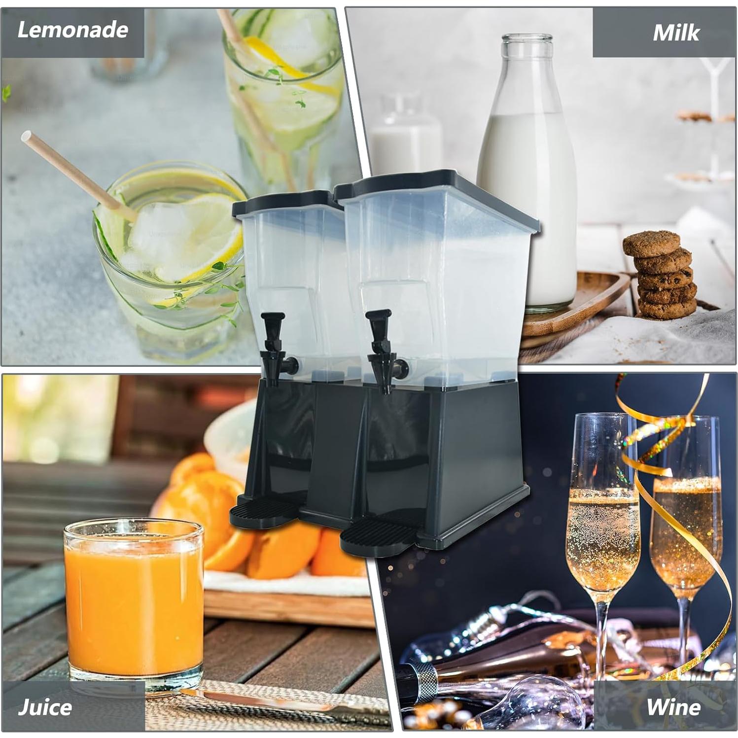 Dispensador de Bebidas Frías CLIVIA 22L con Grifo Negro