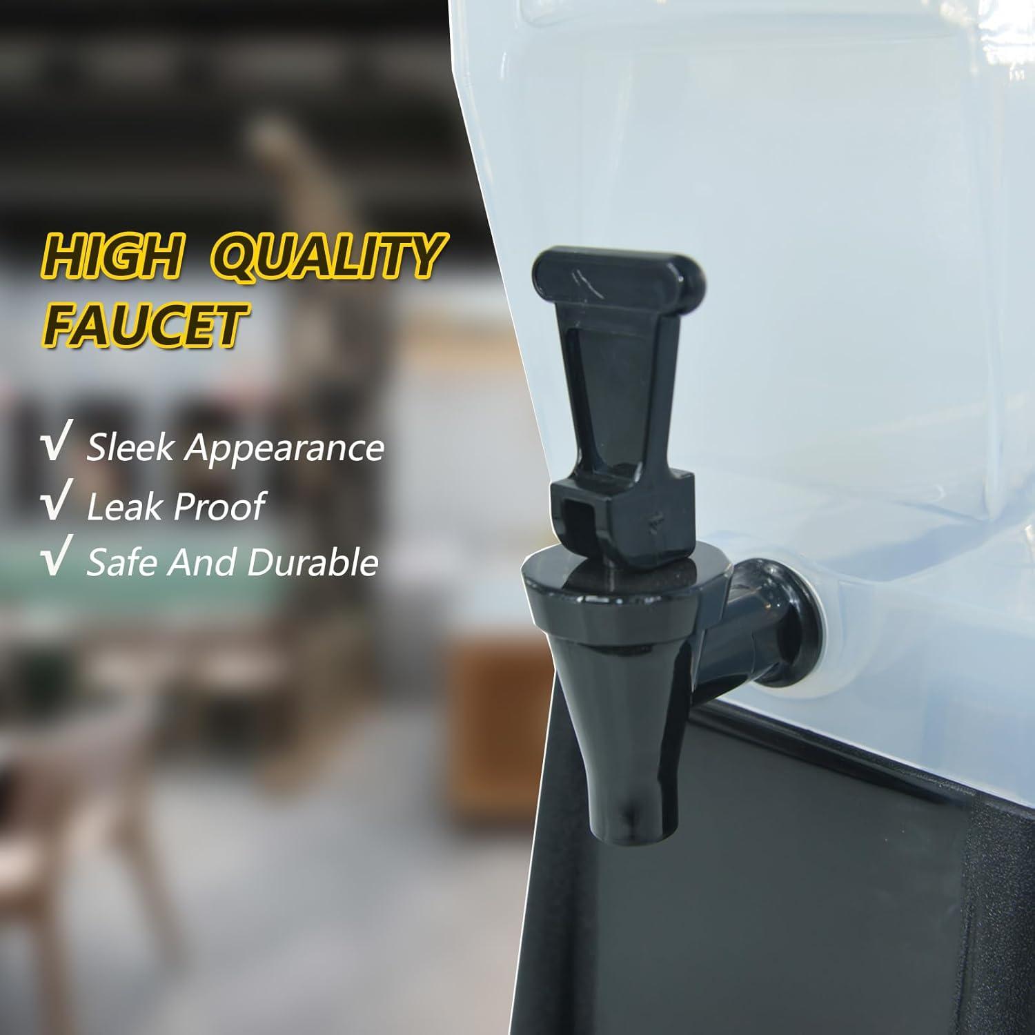 Dispensador de Bebidas Frías CLIVIA 22L con Grifo Negro