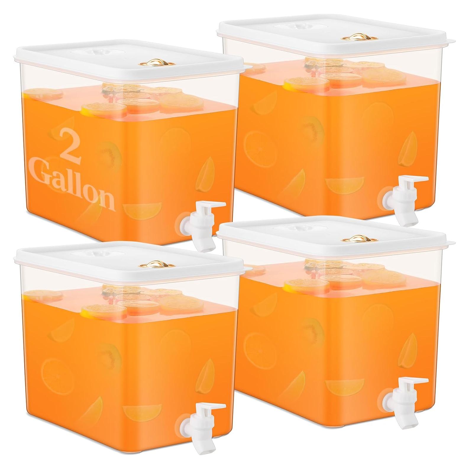 Dispensador de Bebidas Domensi 4 Pack 7.57L Plástico Transparente