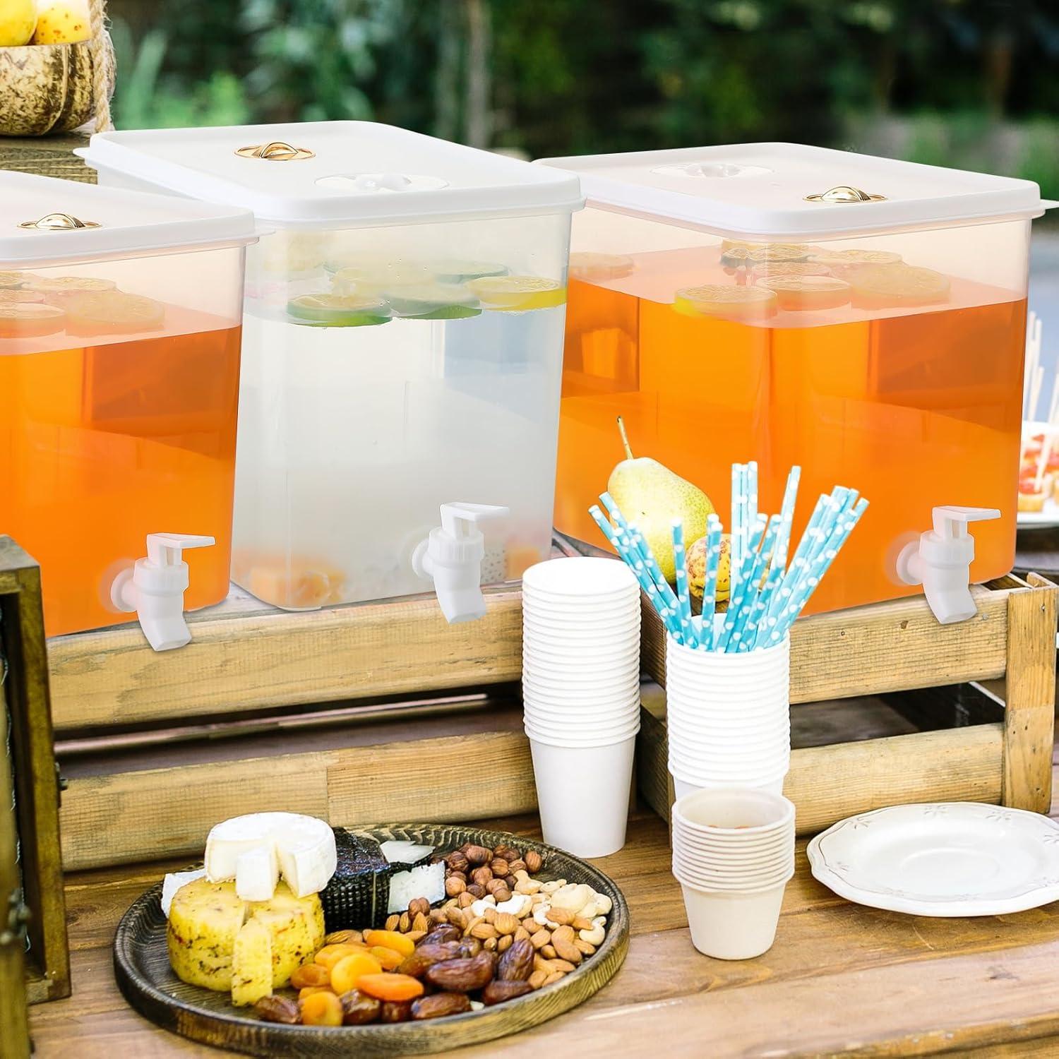 Dispensador de Bebidas Domensi 4 Pack 7.57L Plástico Transparente