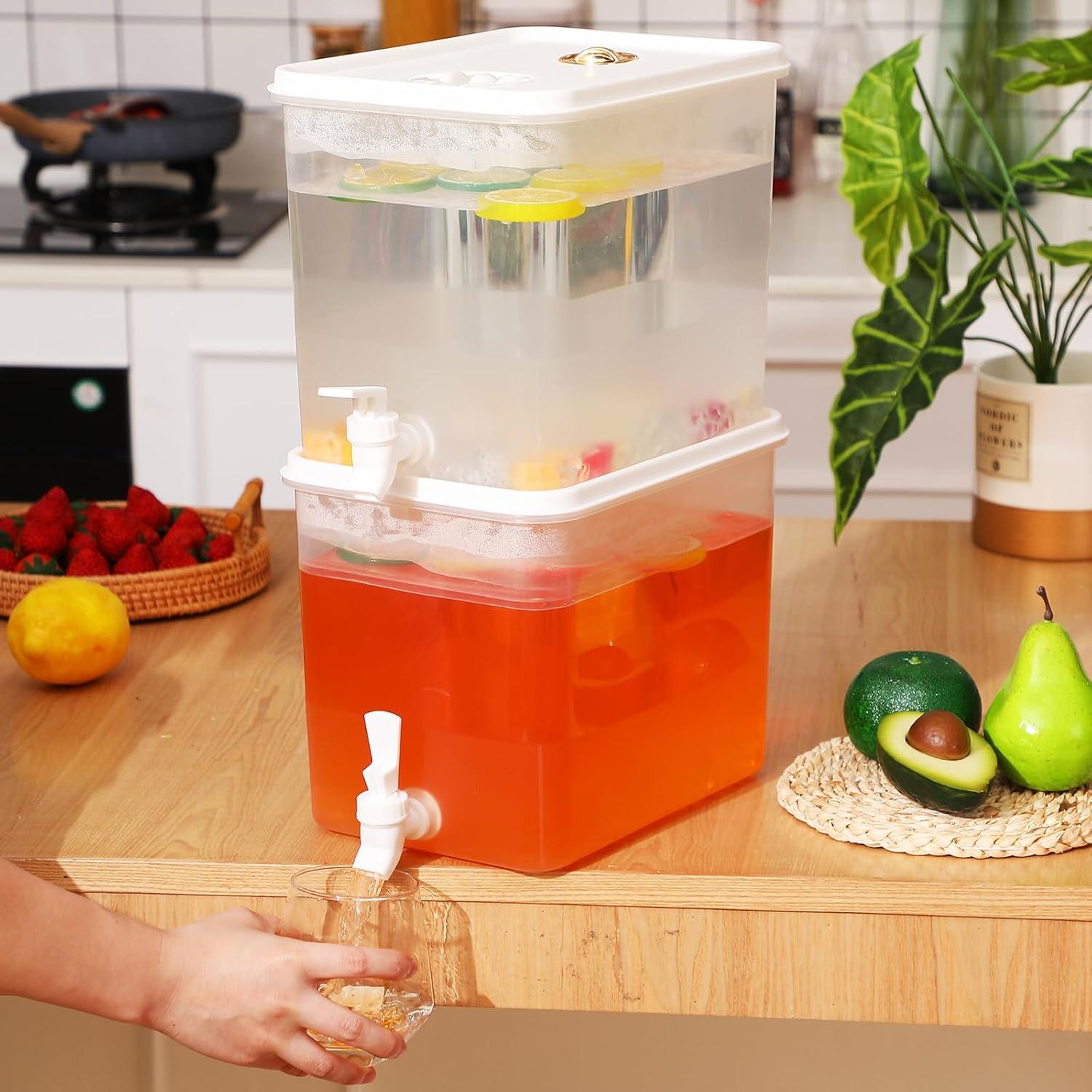 Dispensador de Bebidas Domensi 4 Pack 7.57L Plástico Transparente