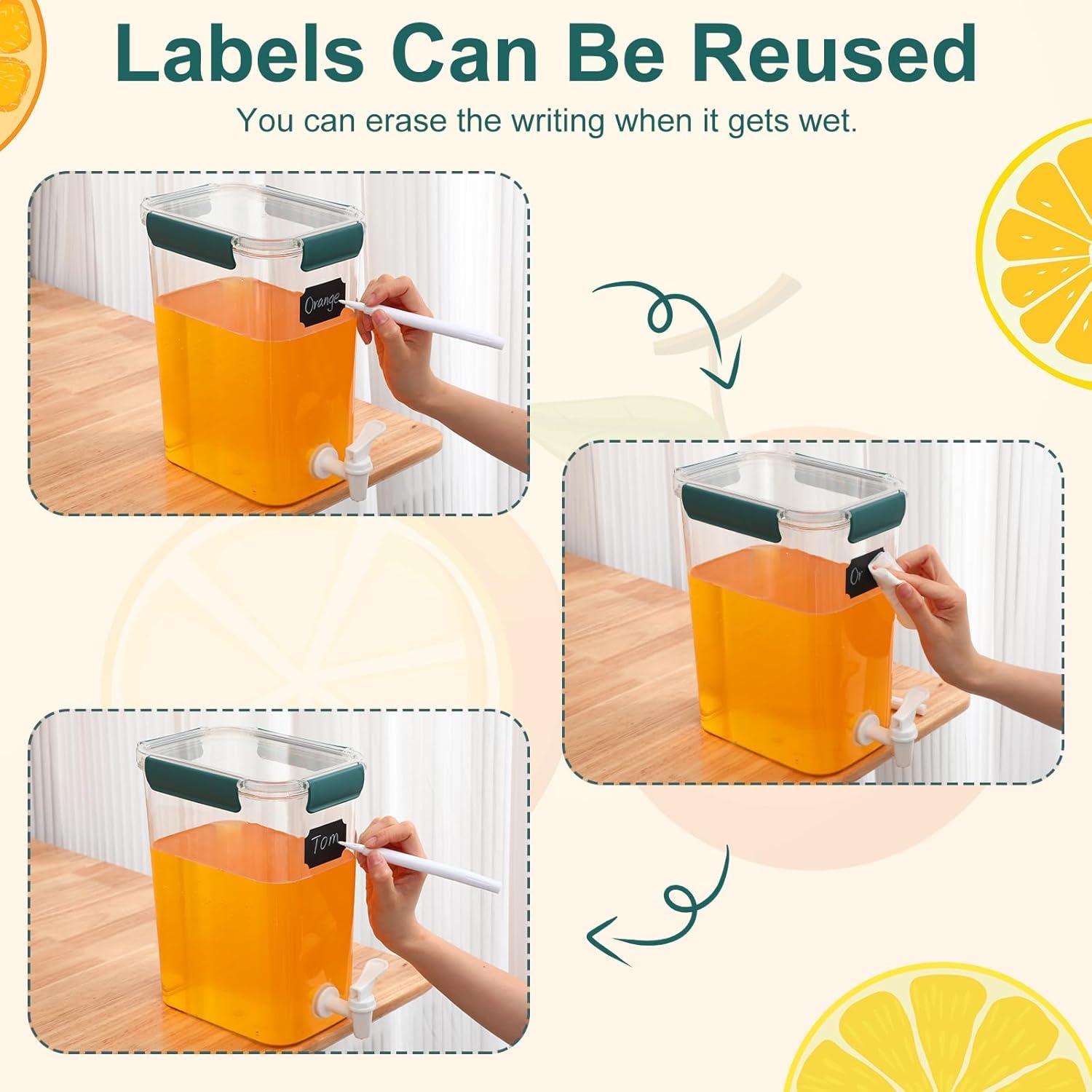 Dispensadores de Bebidas Mumufy 3 Set 4.5L Verde con Grifo