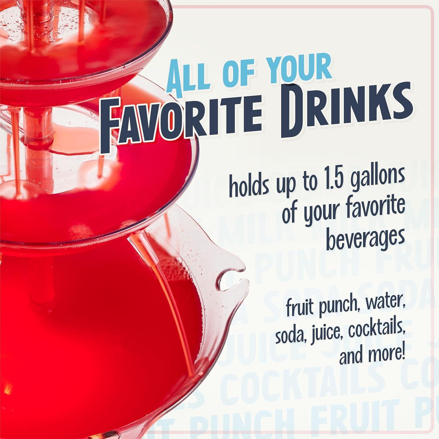 Fuente de Fiesta Nostalgia LPF230 Iluminada 5.68L 3 Niveles