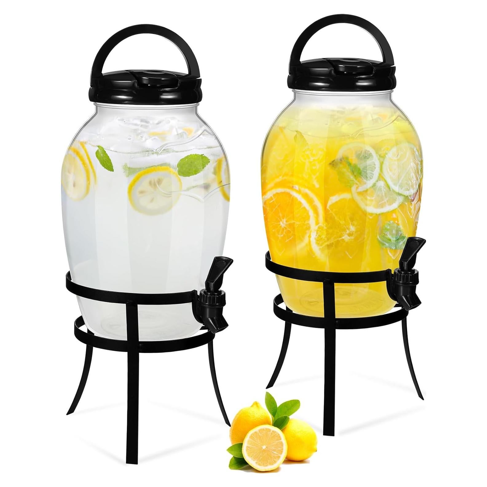 Dispensador de Bebidas Havawish 2 Pack 4.4L con Soporte Negro