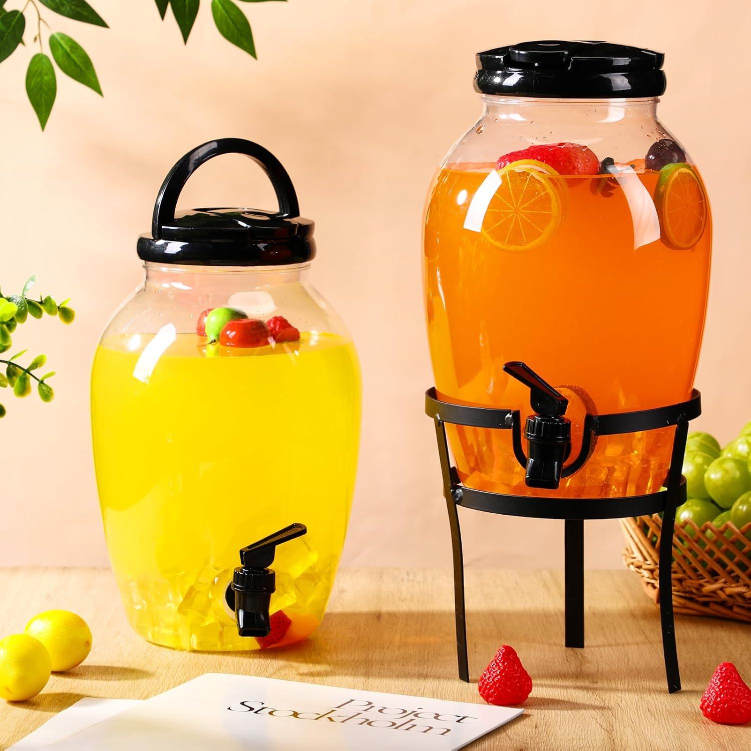 Dispensador de Bebidas Havawish 2 Pack 4.4L con Soporte Negro