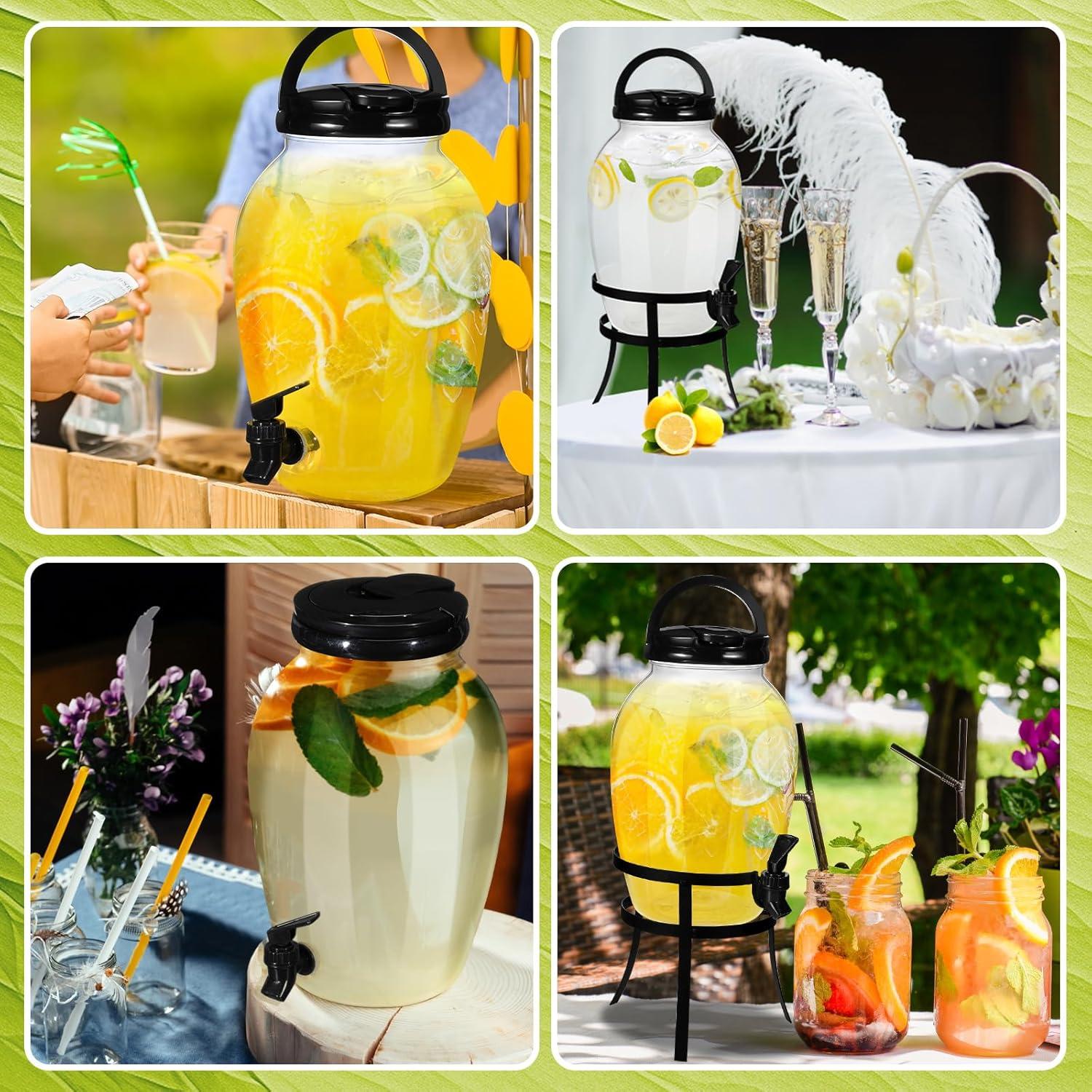 Dispensador de Bebidas Havawish 2 Pack 4.4L con Soporte Negro