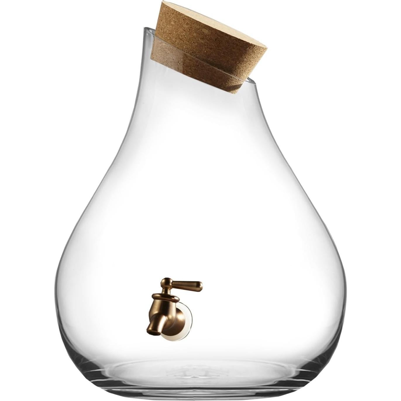 Dispensador de Bebidas de Vidrio Style Setter 9.46L con Grifo