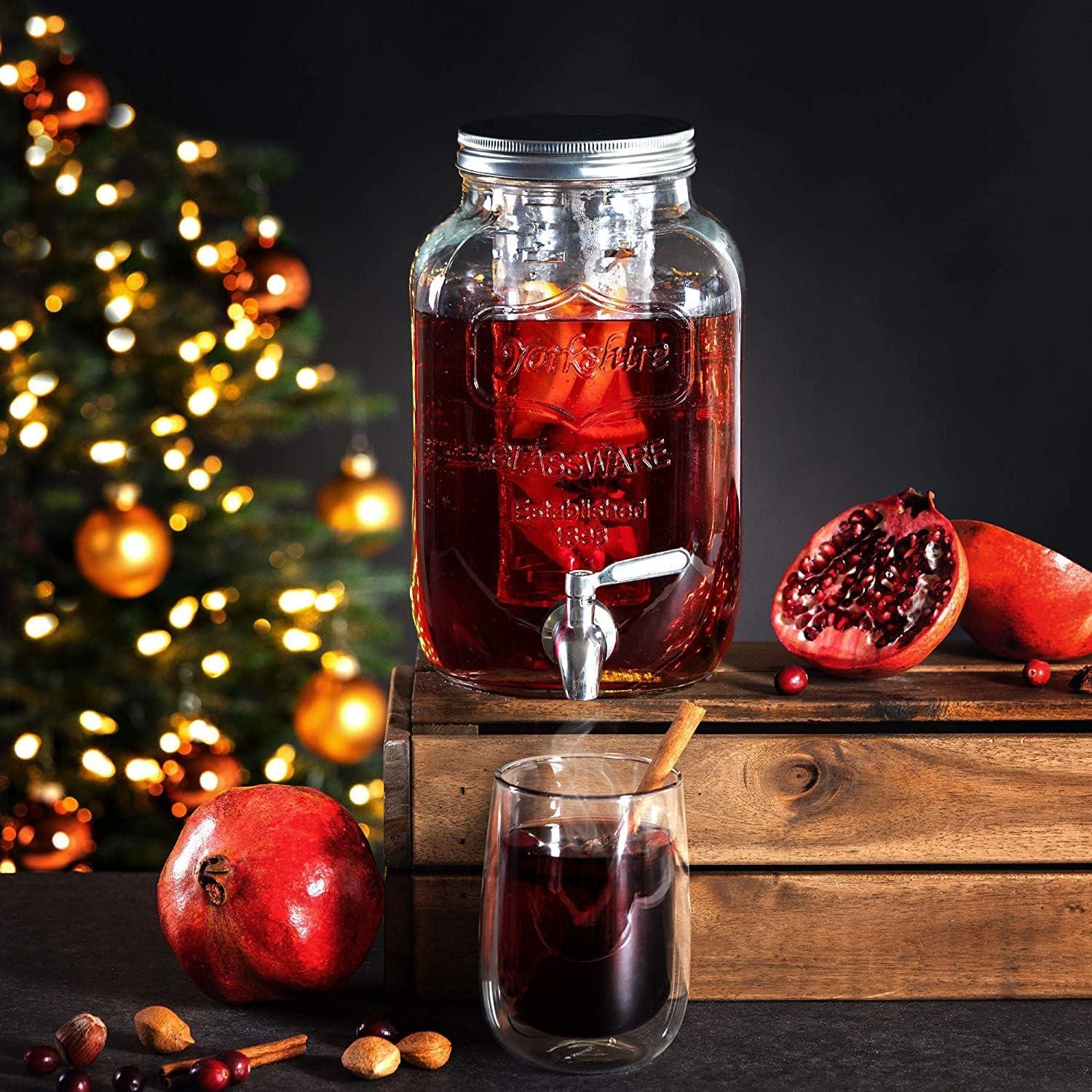 Dispensador de Agua de Vidrio Le'raze 3.8L con Grifo Acero Inoxidable