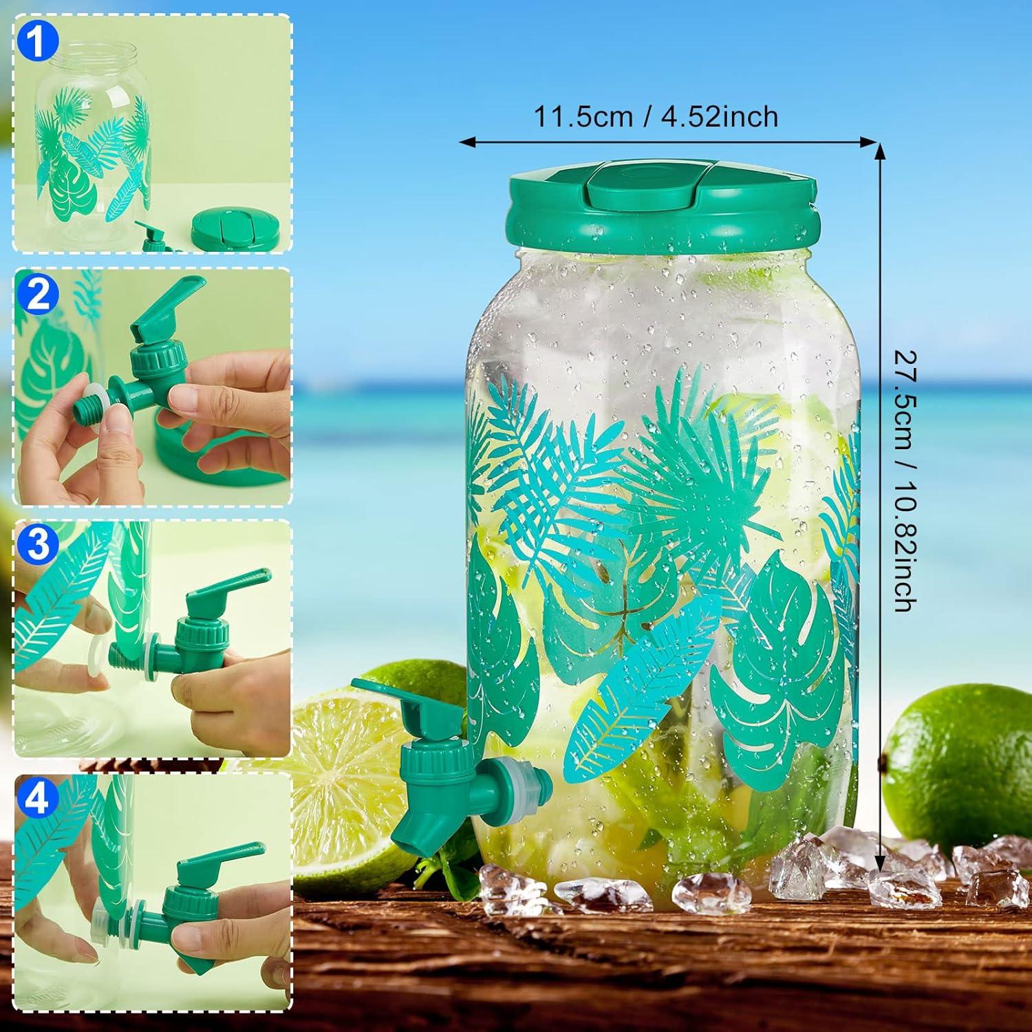 Dispensador de Bebidas de Plástico Norme 2 Pcs 3.78L con Grifo