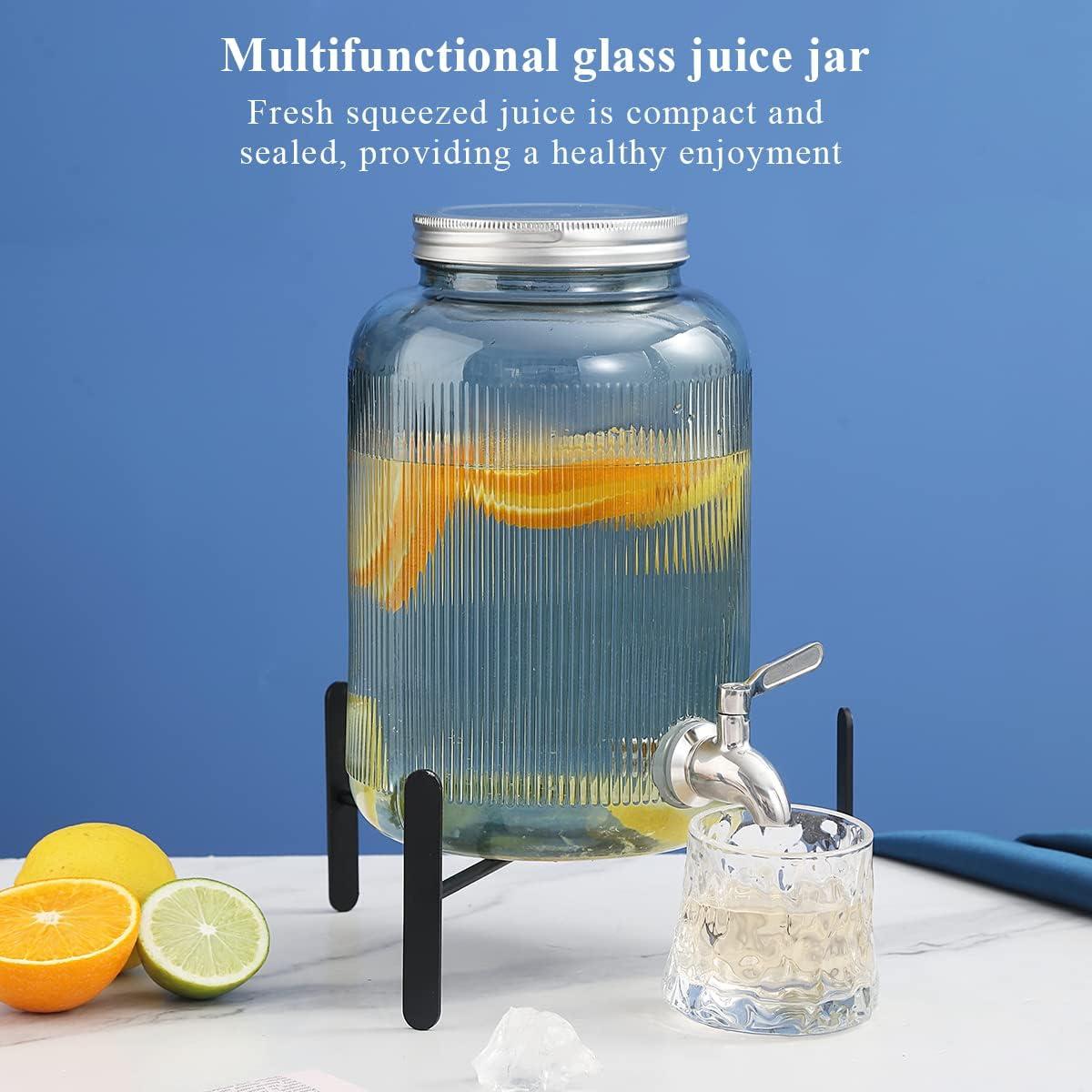 Dispensador de Bebidas de Vidrio Berglander 3.8L con Grifo Inoxidable