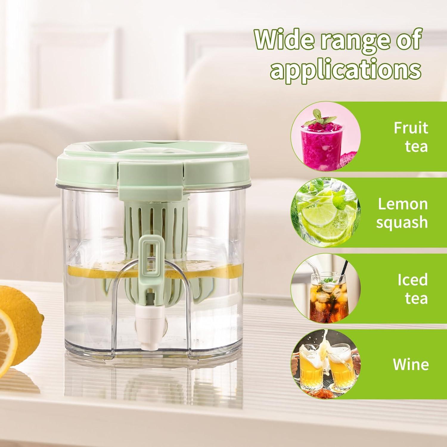 Dispensador de Bebidas Frías CISIREE 3.98L con Grifo a Prueba de Fugas