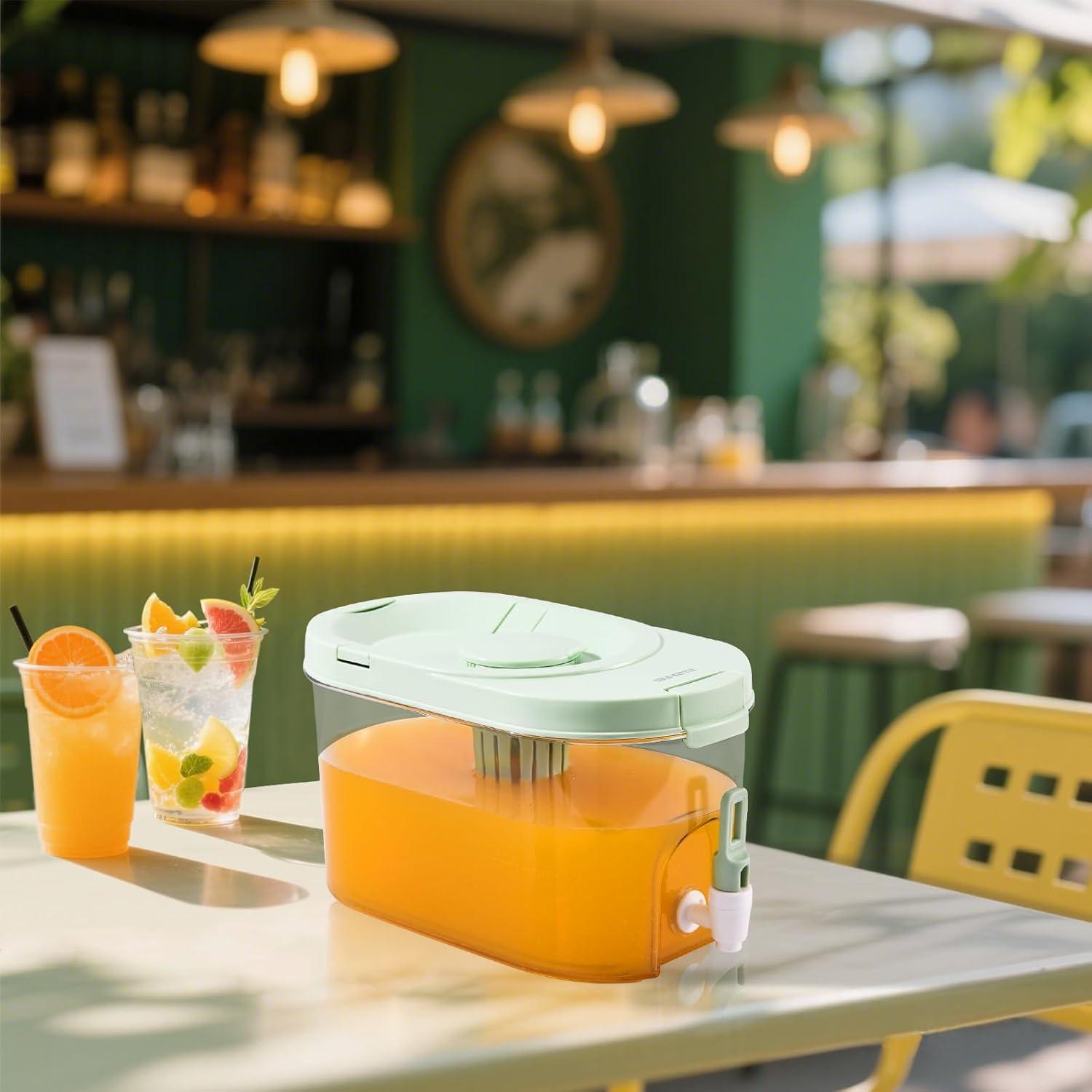 Dispensador de Bebidas Frías CISIREE 3.98L con Grifo a Prueba de Fugas