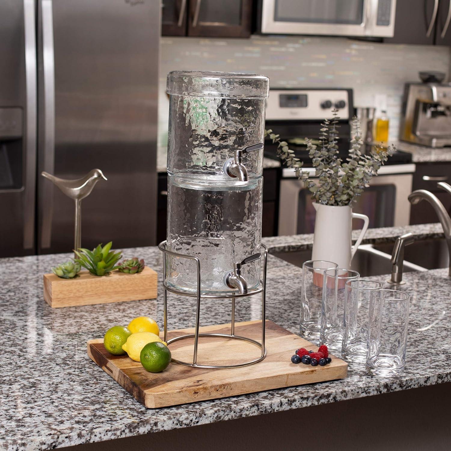 Dispensador de Bebidas Apilable BirdRock Home 7.57L Vidrio