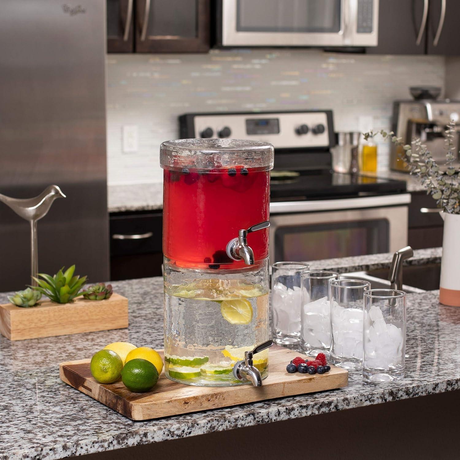 Dispensador de Bebidas Apilable BirdRock Home 7.57L Vidrio