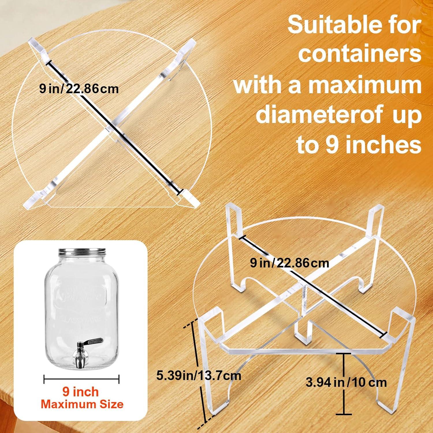 Dispensador de Bebidas Acrílico BESHIGH 23 cm para Agua y Jugo