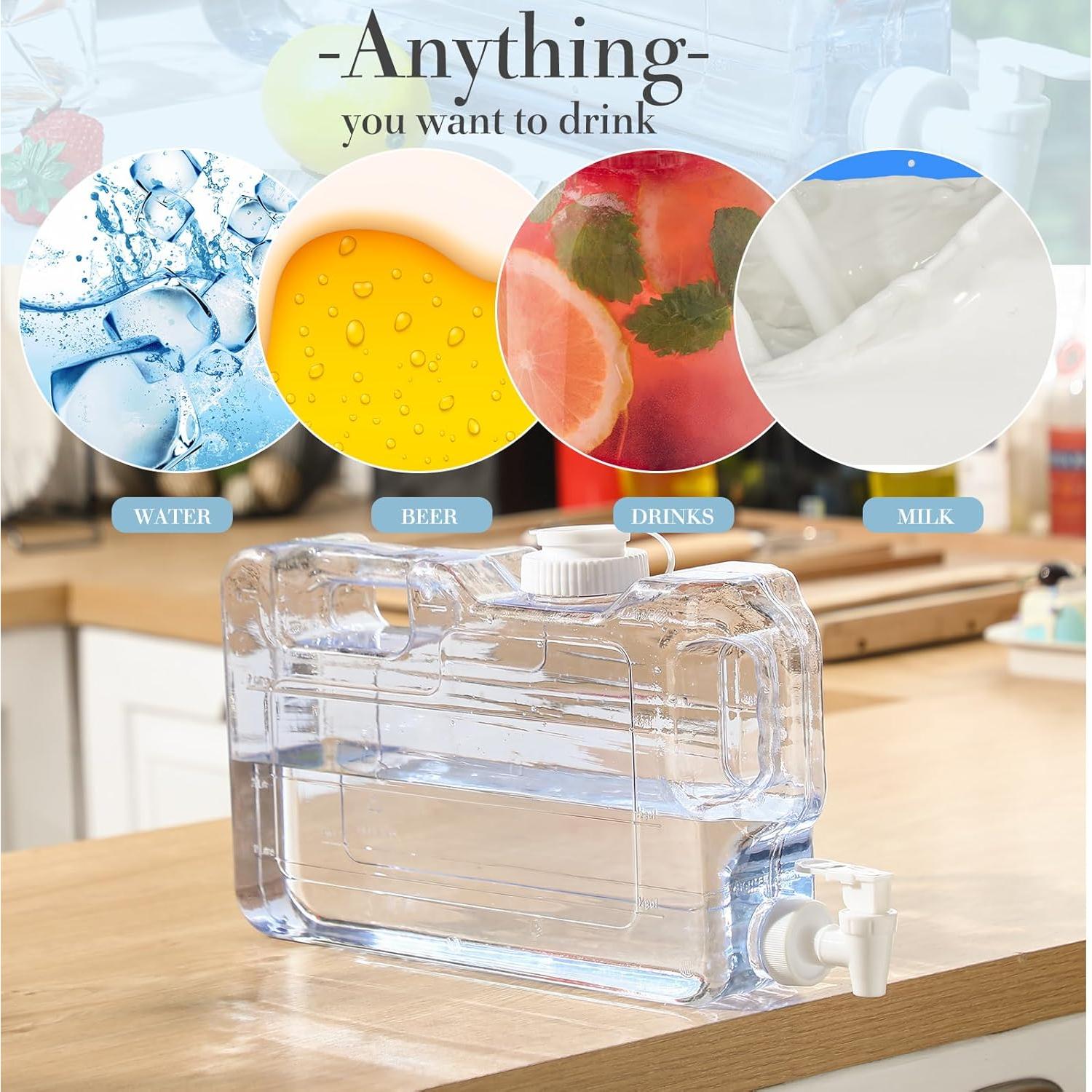 Dispensador de Bebidas Funnymoom 4 Botellas 4.16L Grifo BPA Libre