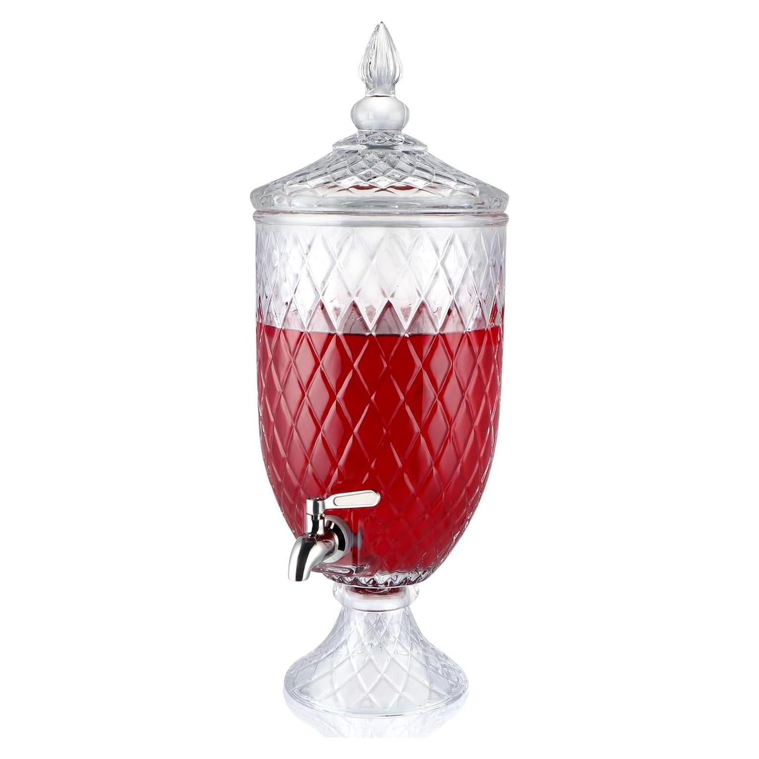 Dispensador de Bebidas de Vidrio MOLIGOU 4.9L con Grifo Inoxidable