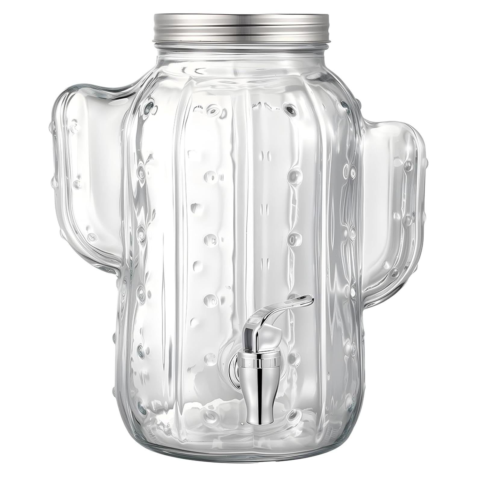 Dispensador de Bebidas Cactus FillTouch 1 Galón Vidrio Transparente