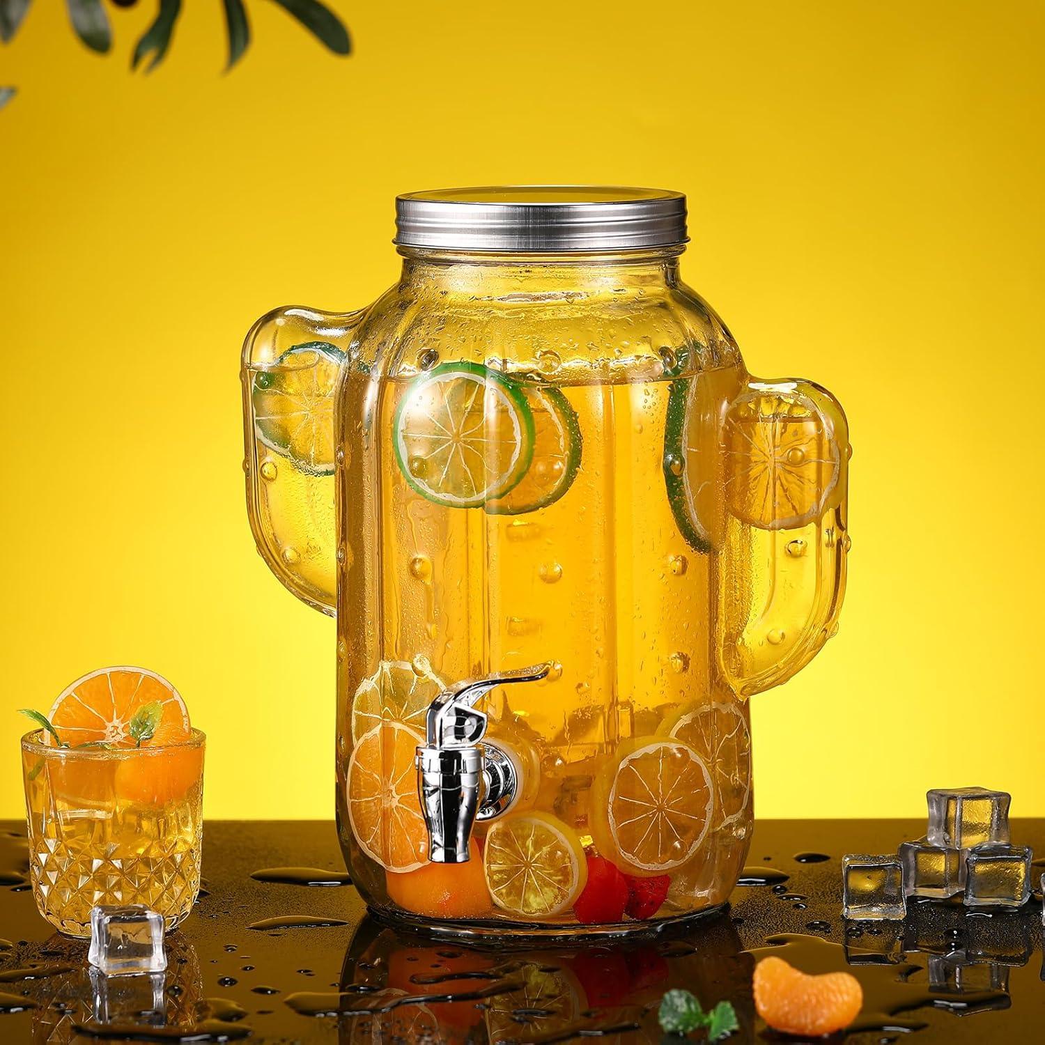 Dispensador de Bebidas Cactus FillTouch 1 Galón Vidrio Transparente