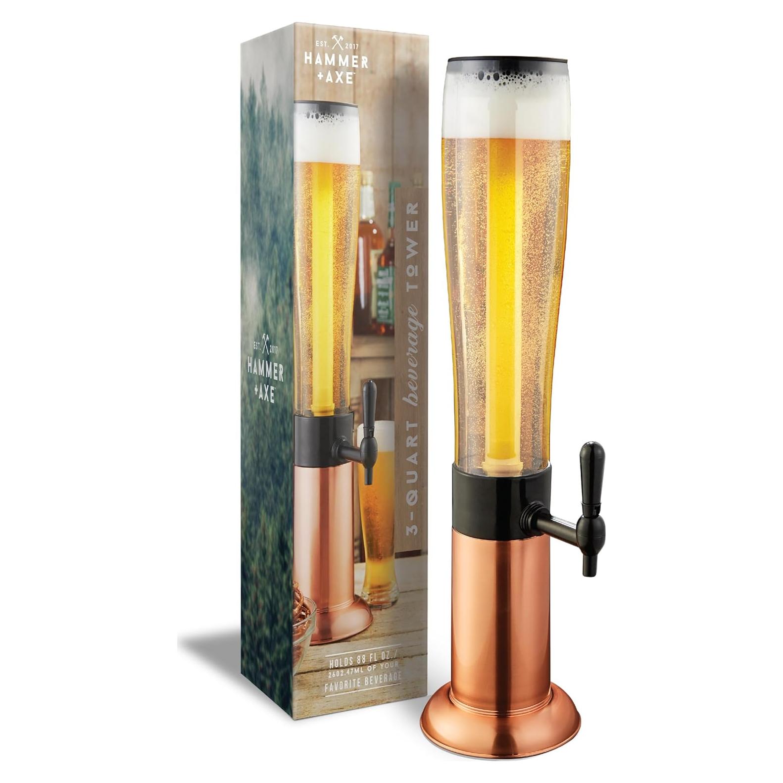 Dispensador de Bebidas Hammer + Axe 2.6L con Tubo de Hielo