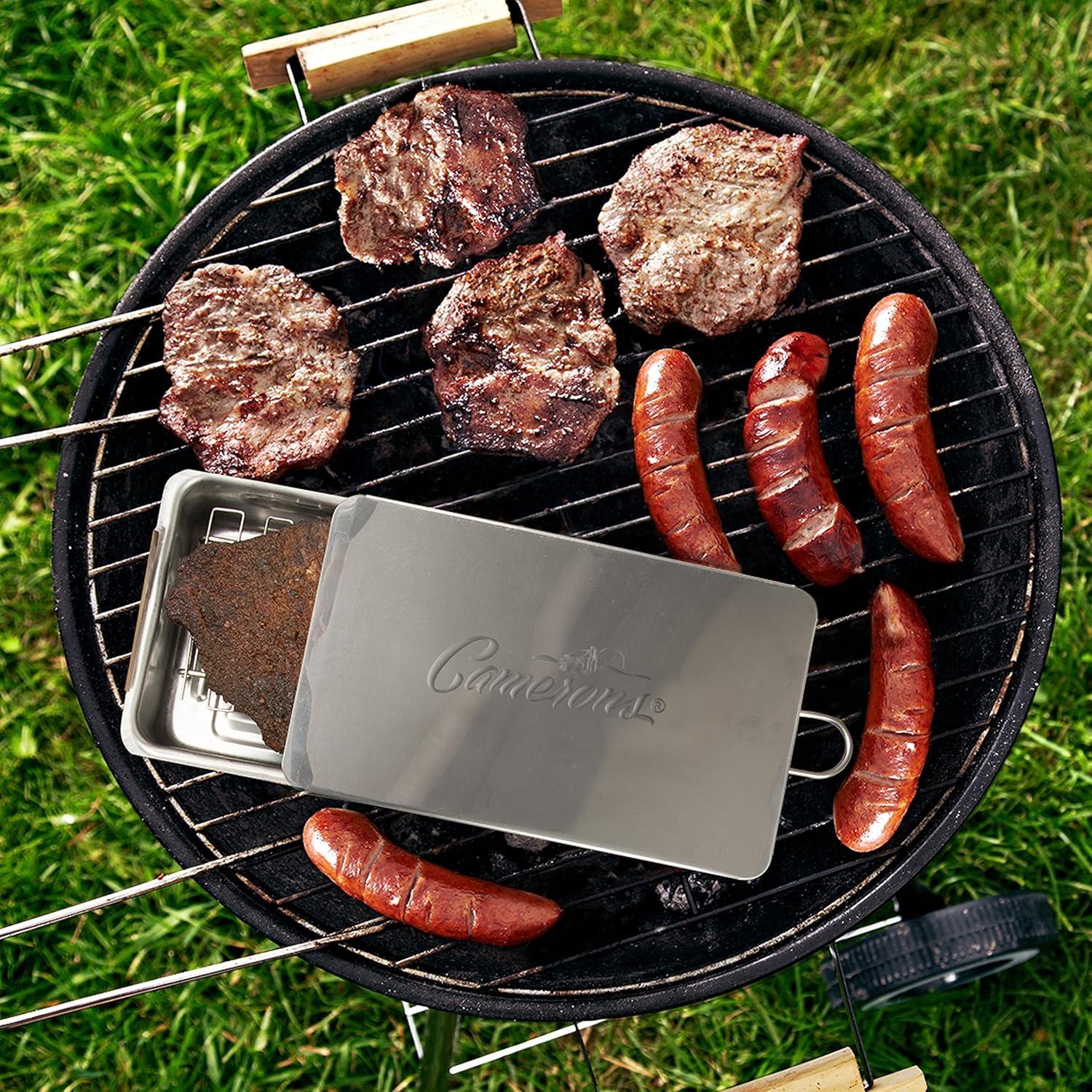 Ahumador de Estufa Camerons 28x18 cm Acero Inoxidable