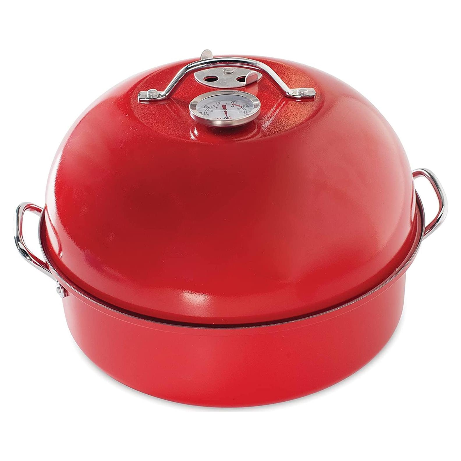 Horno de Ahumado Nordic Ware 36556, 32.5 cm, Rojo
