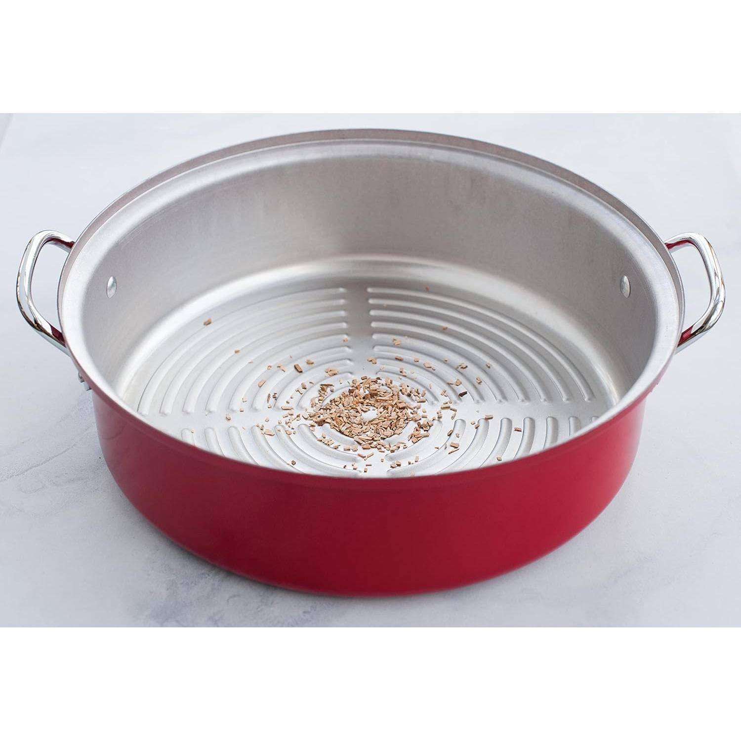Horno de Ahumado Nordic Ware 36556, 32.5 cm, Rojo