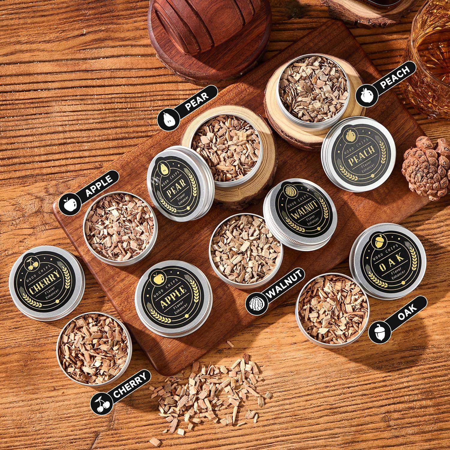 Kit de Ahumador de Cócteles ComboJoy - 15 Piezas, Sin Butano