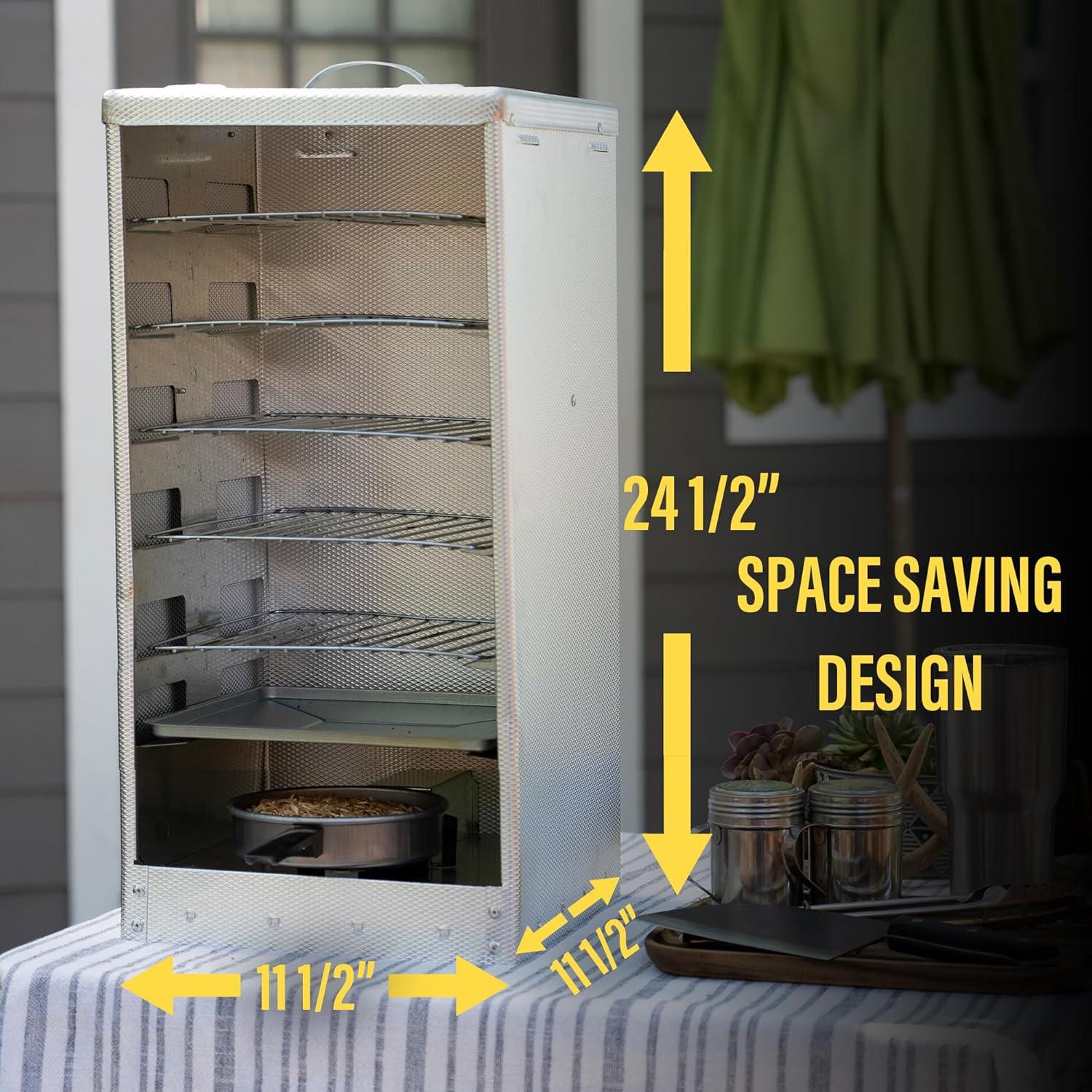Ahumador Eléctrico Humo Casa Pequeño Jefe Carga Frontal 11.34 kg