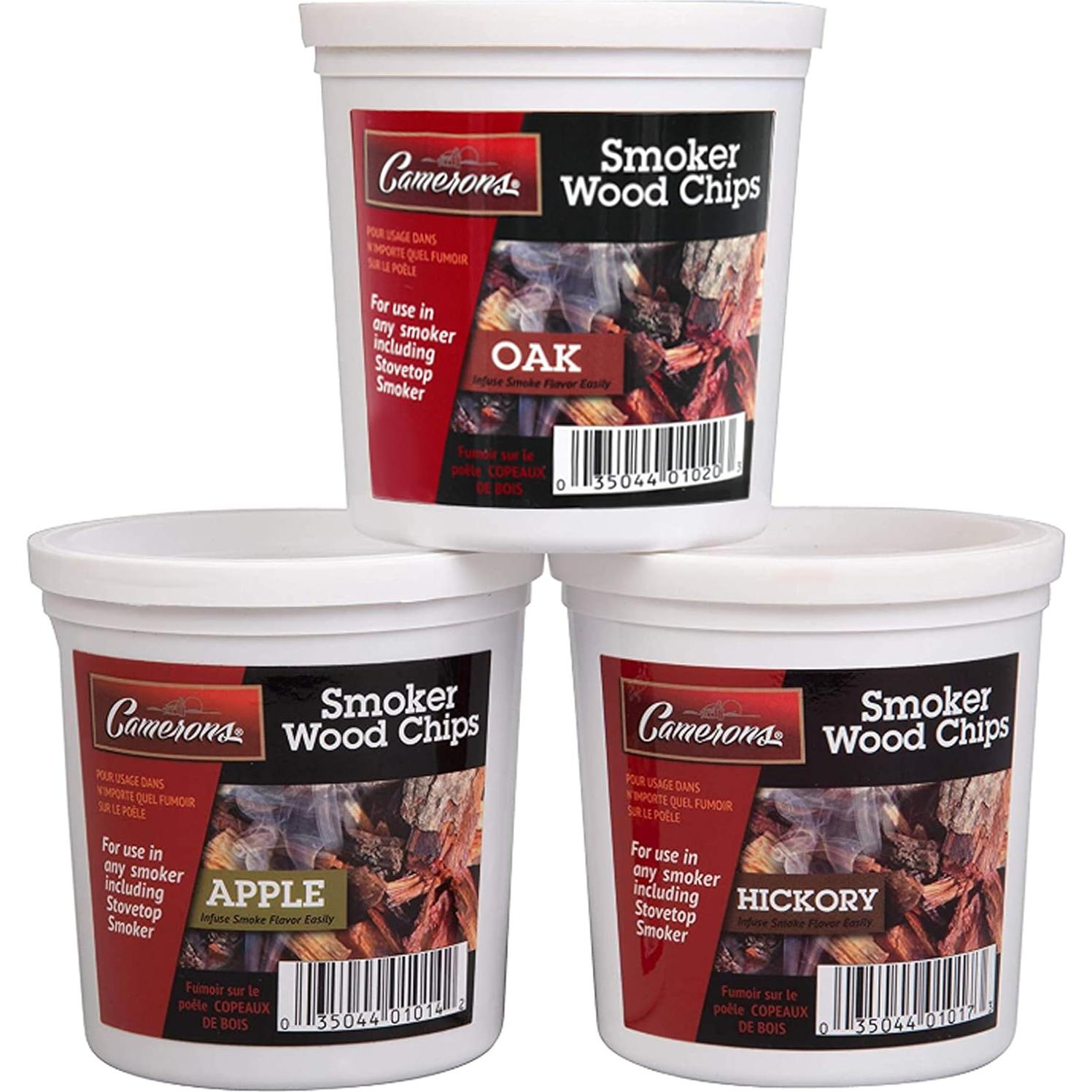 Ahumador de Estufa Camerons - Acero Inoxidable con Chips de Madera